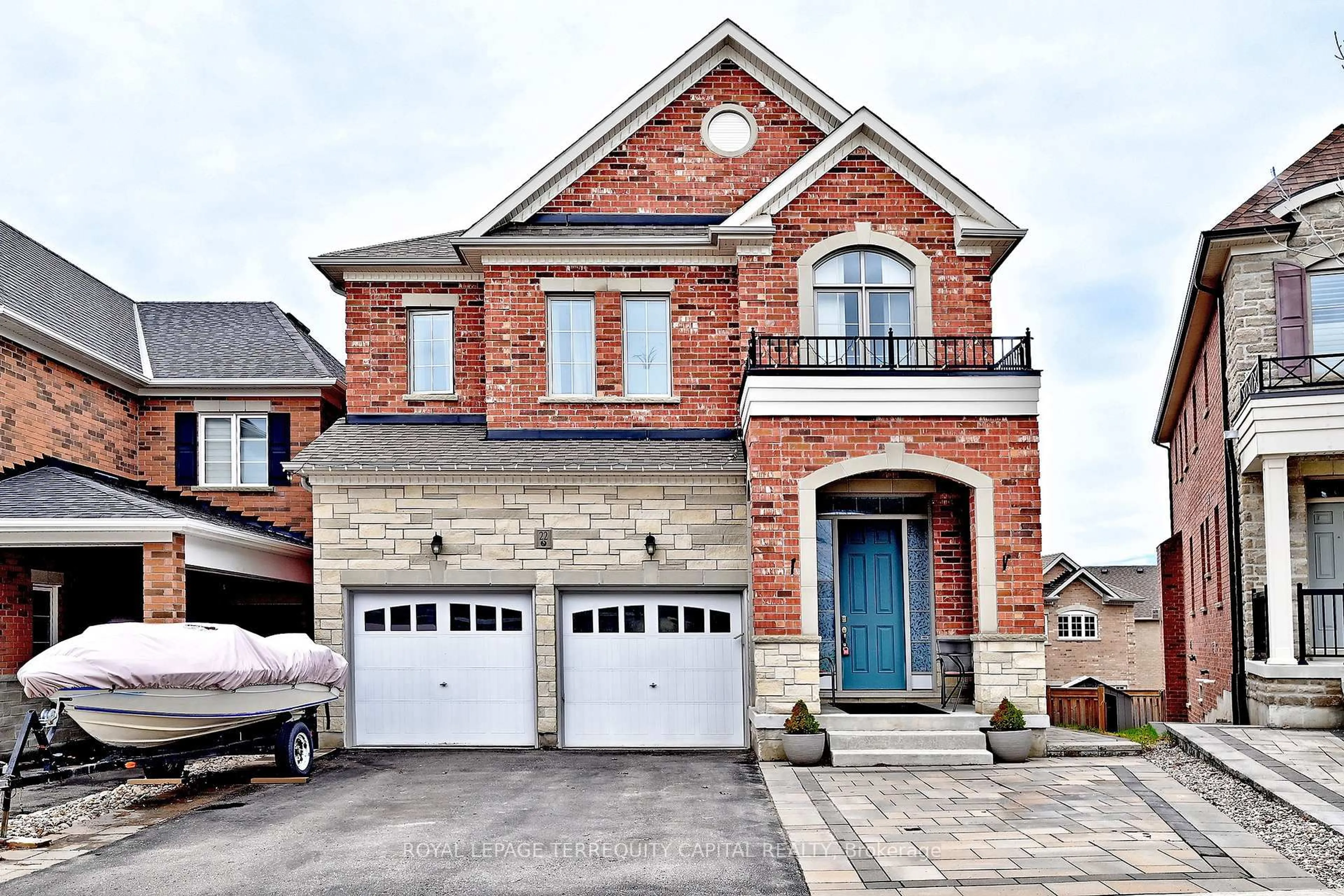 Home with brick exterior material, street for 22 Walter Tunny Cres, East Gwillimbury Ontario L9N 0R4