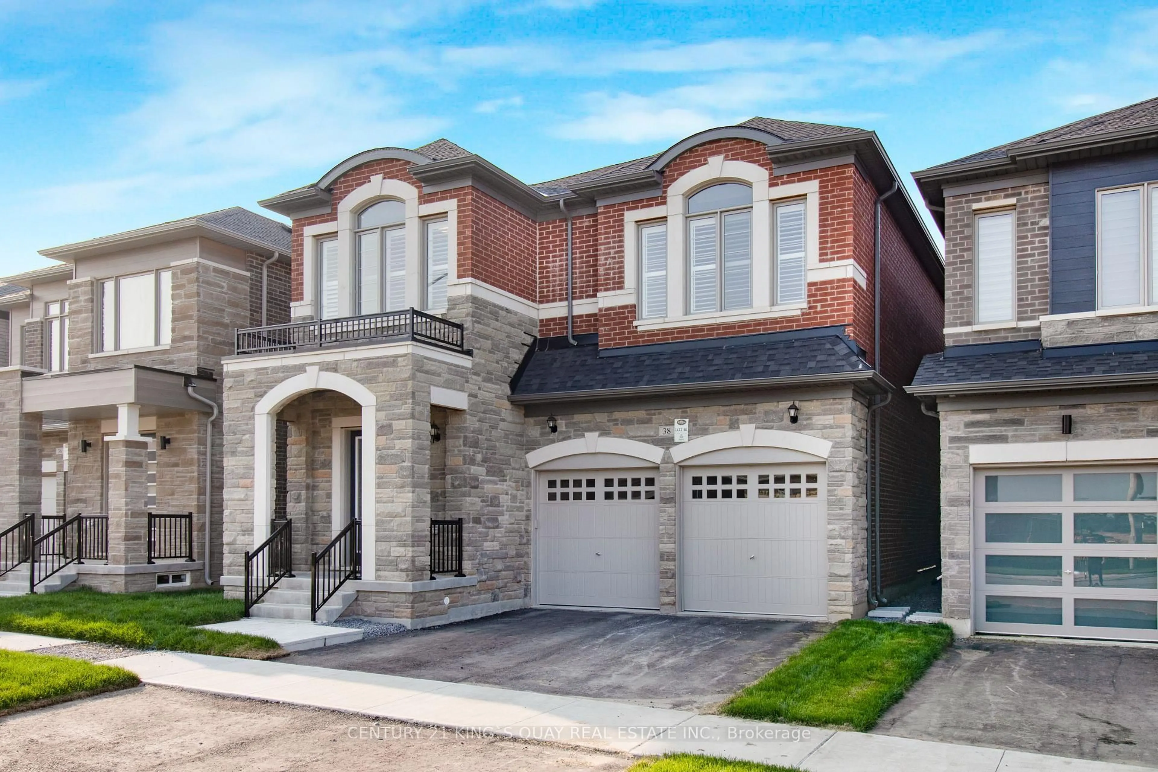Home with brick exterior material, street for 38 Tipp Dr, Richmond Hill Ontario L4E 1J3