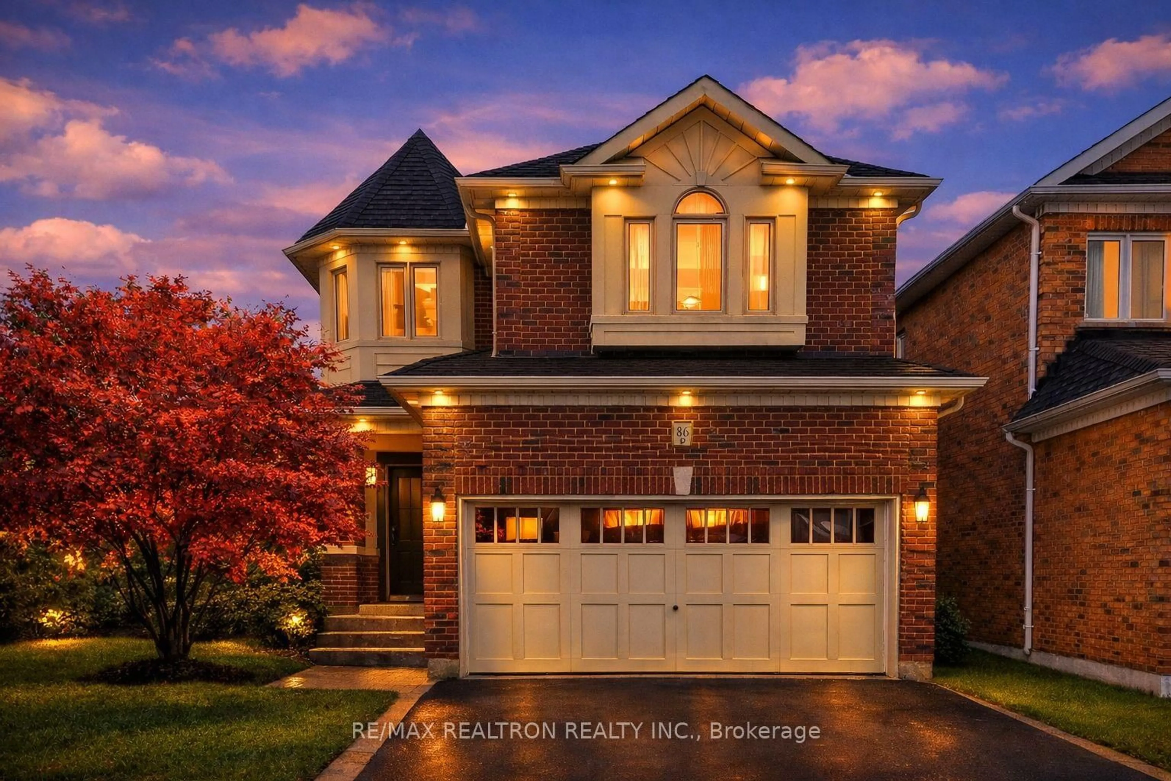 Home with brick exterior material, street for 86 Eagle Peak Dr, Richmond Hill Ontario L4S 2W2