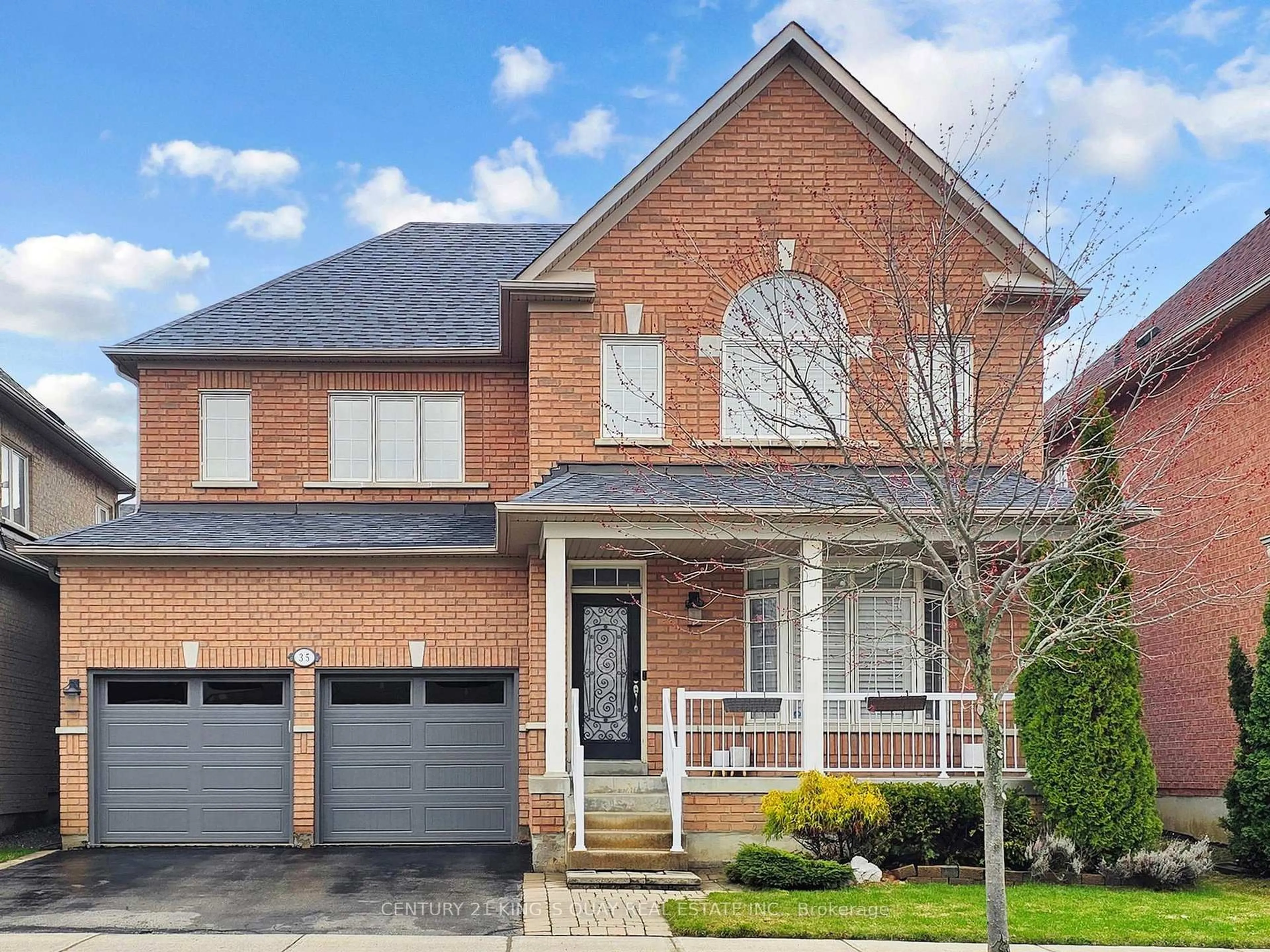 Home with brick exterior material, street for 35 Mckennon St, Markham Ontario L6E 1H5