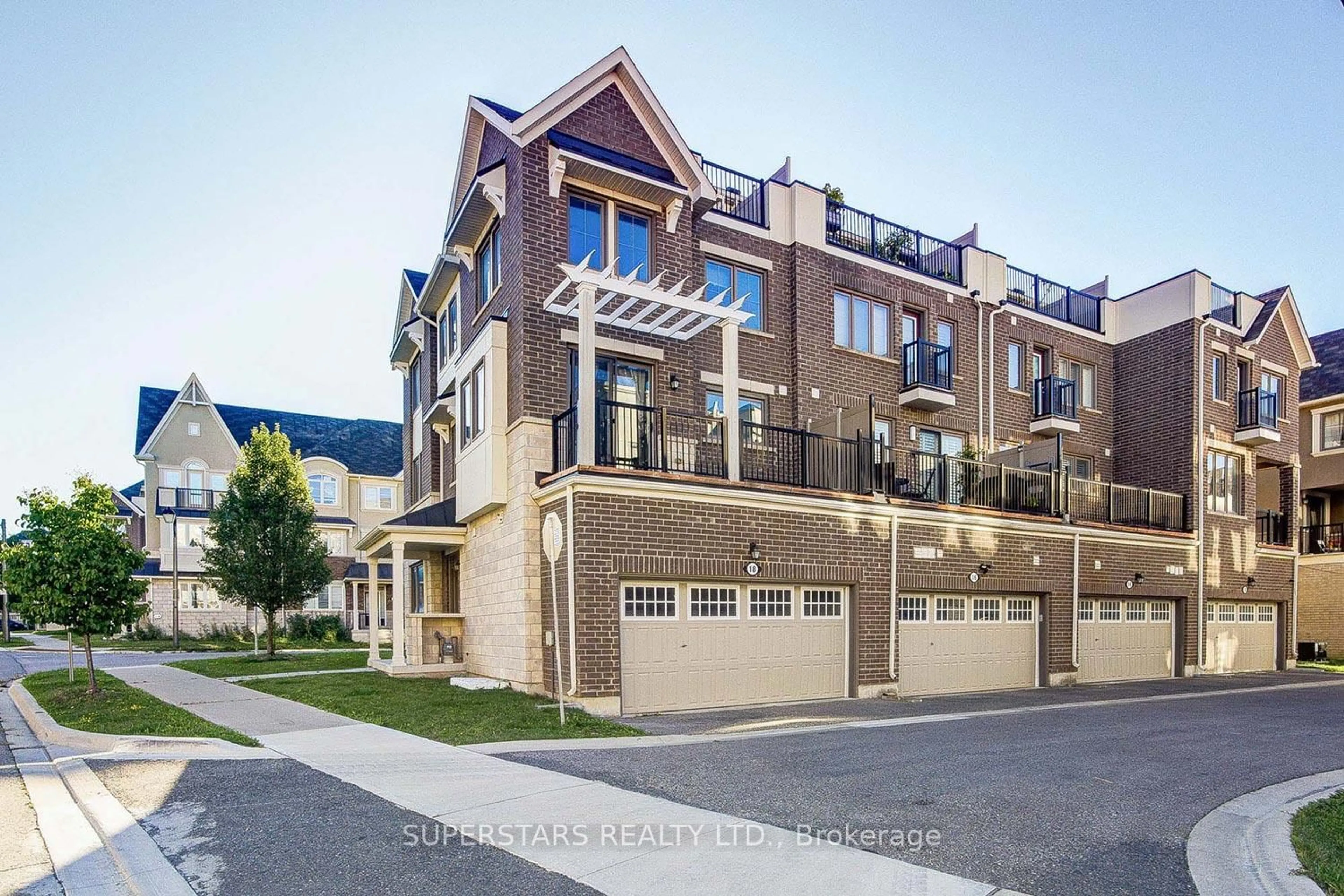 Home with brick exterior material, street for 18 Thomas Swanson St, Markham Ontario L6B 1M8