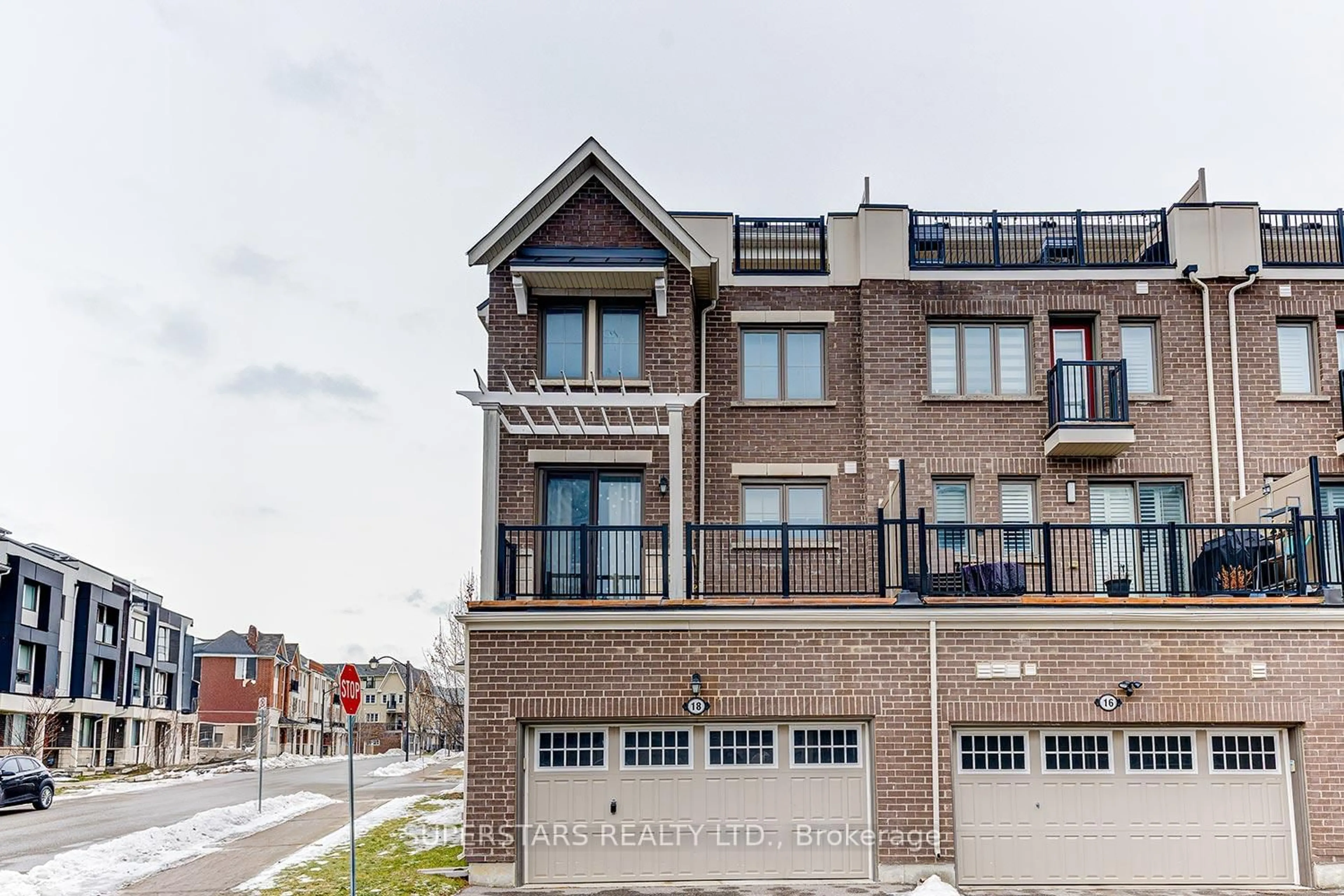 Home with brick exterior material, street for 18 Thomas Swanson St, Markham Ontario L6B 1M8