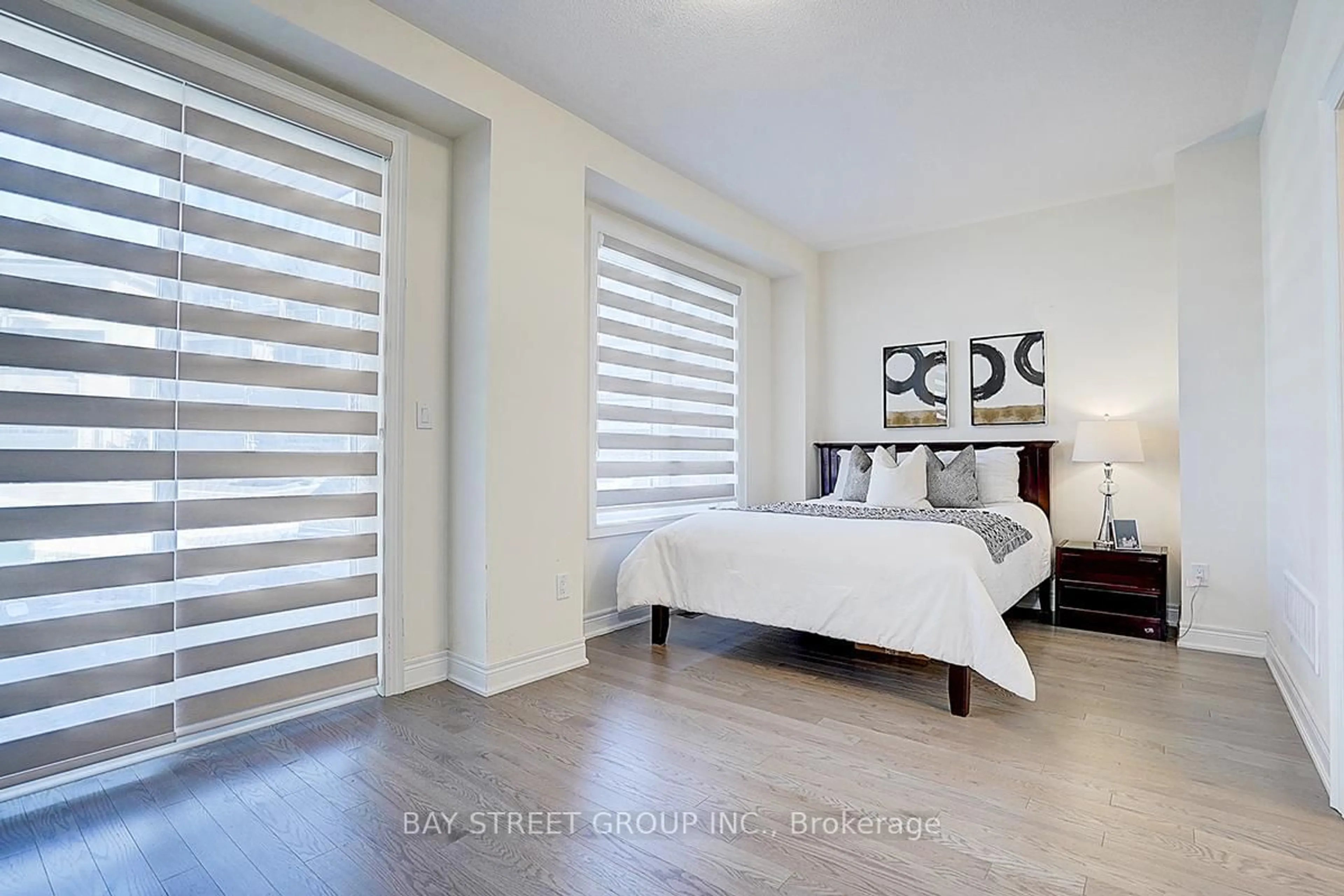 Bedroom with bed, unknown for 34 Phillipsen Way, Markham Ontario L3S 0E9