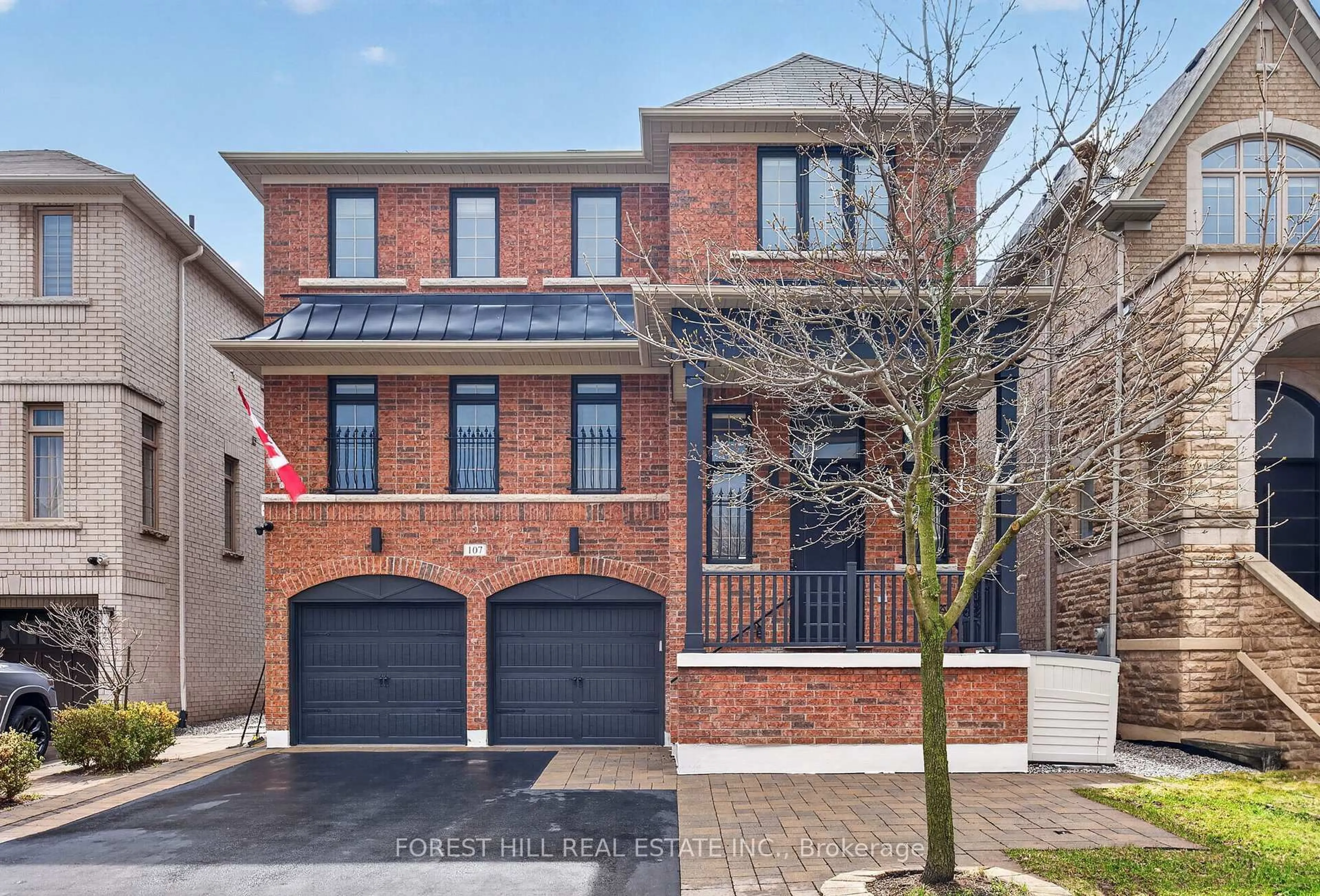 Home with brick exterior material, street for 107 Rumsey Rd, Vaughan Ontario L6A 4L8