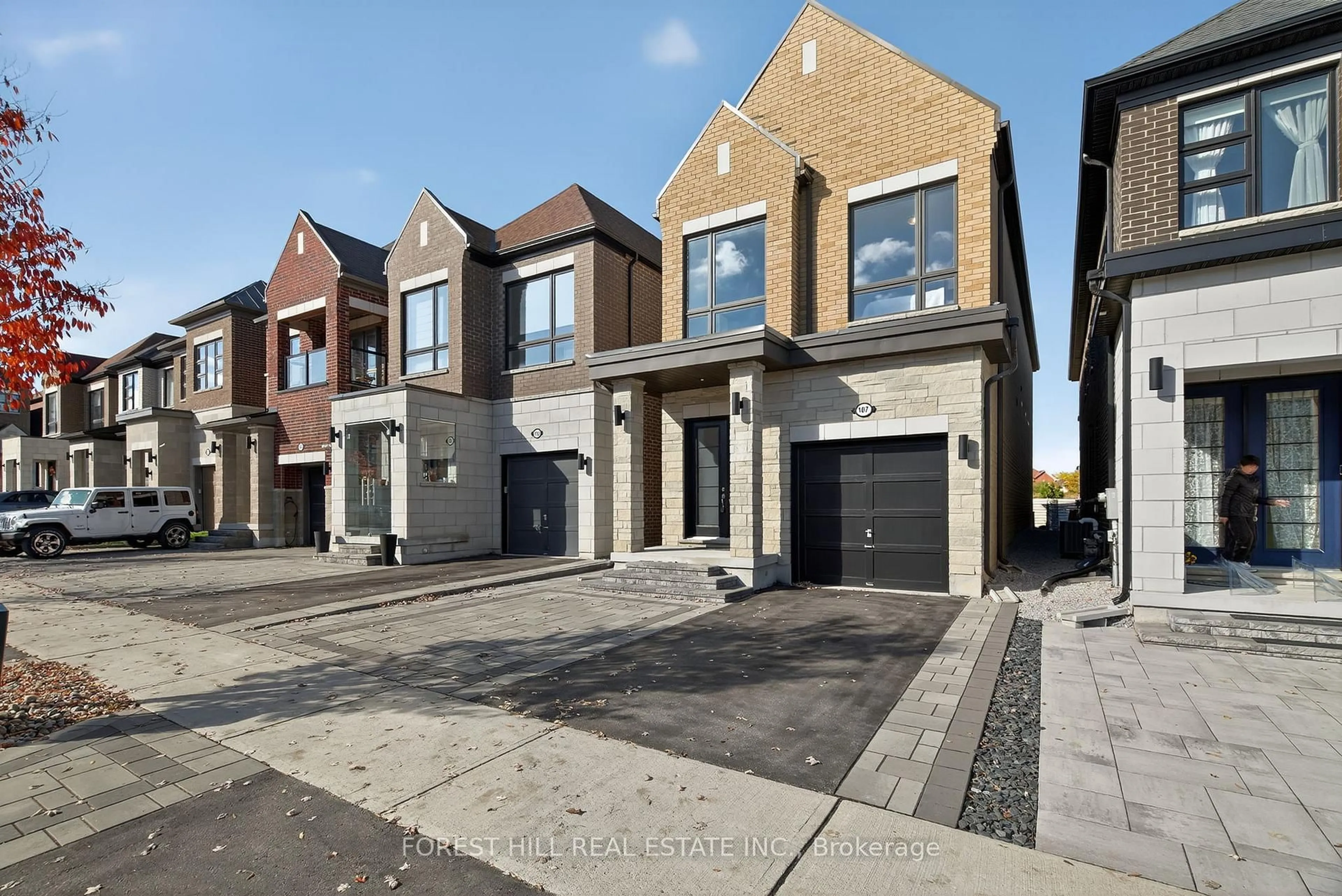Home with brick exterior material, street for 107 Hesperus Rd, Vaughan Ontario L4J 0G9