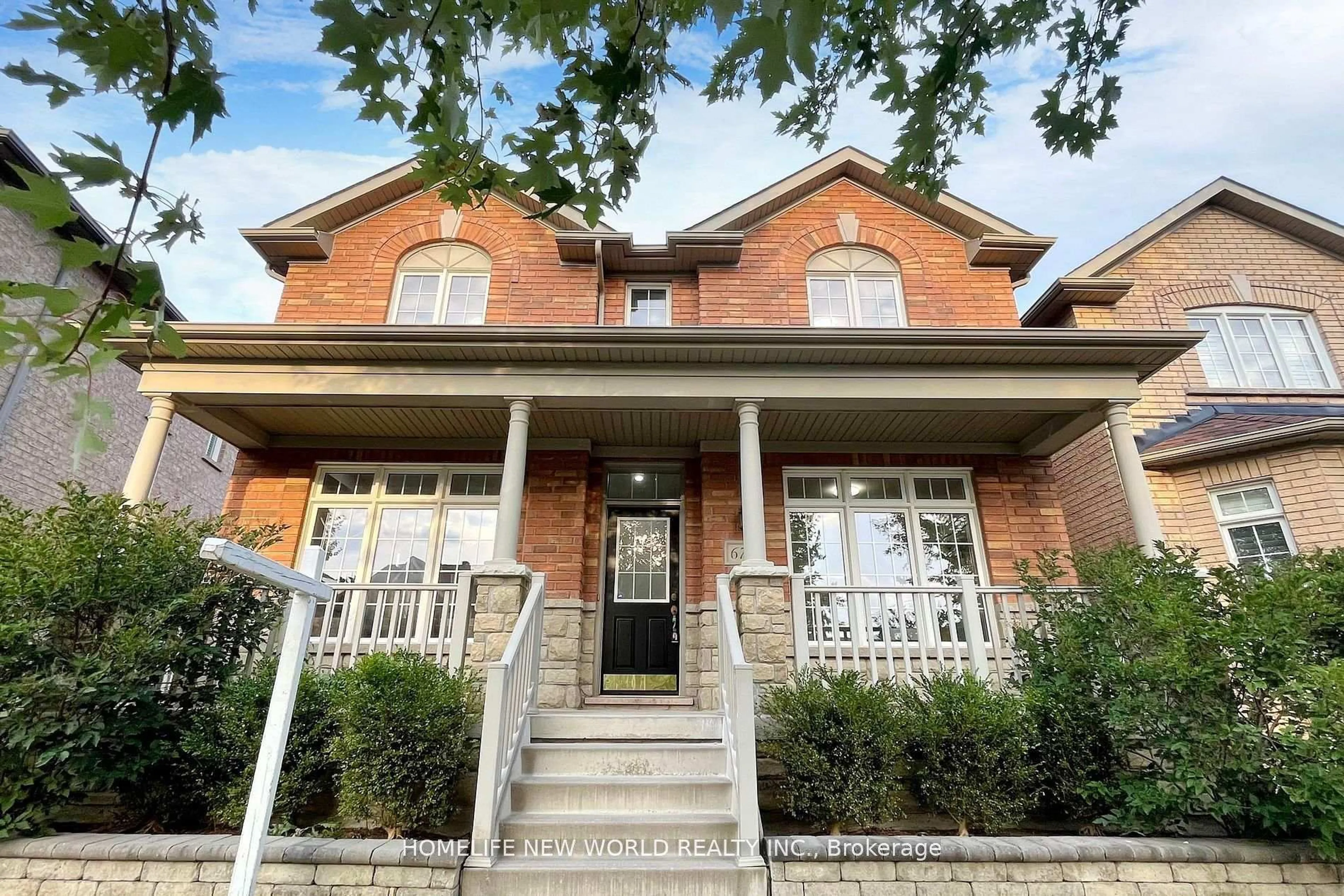 Home with brick exterior material, street for 673 Cornell Rouge Blvd, Markham Ontario L6B 0P4