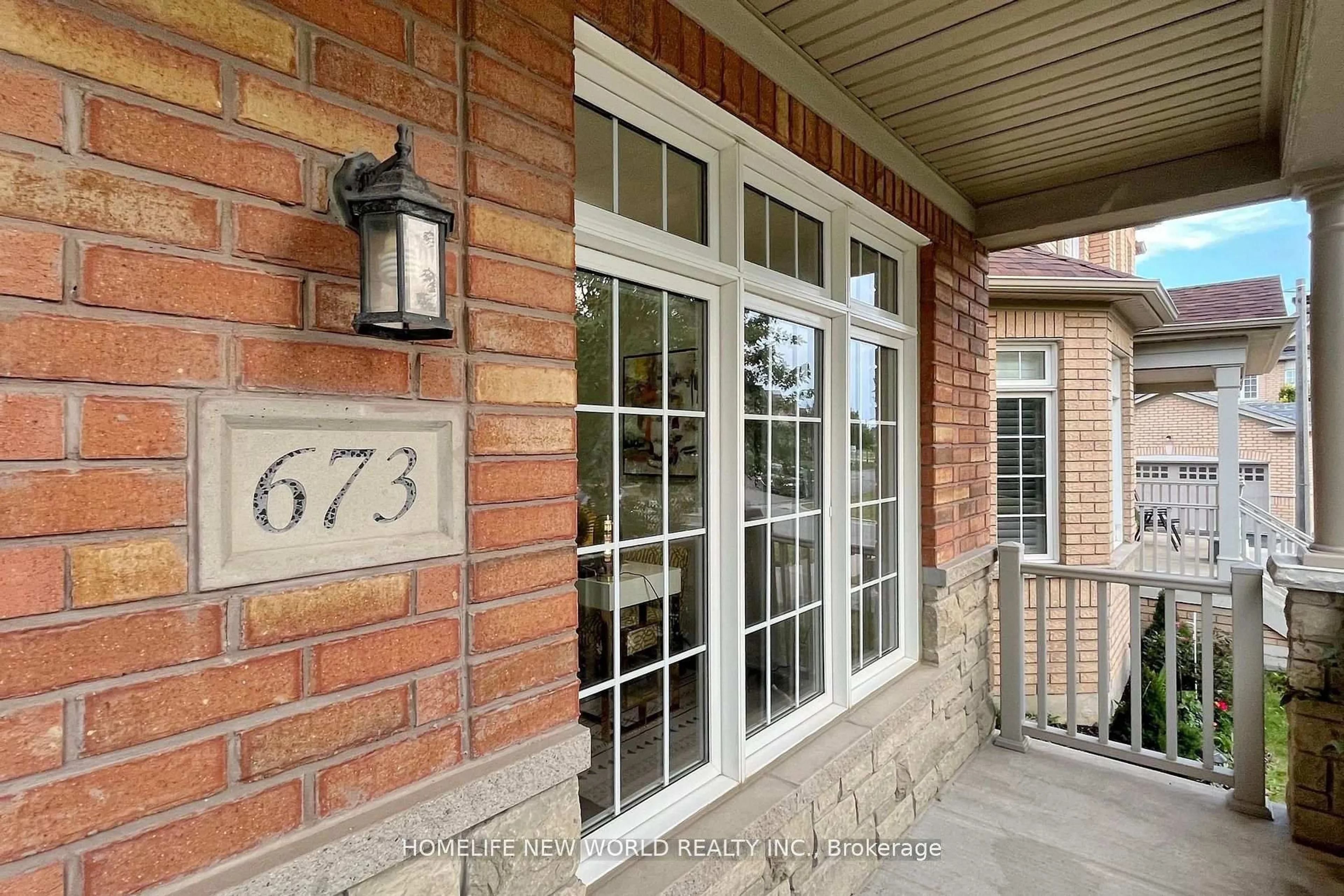 Home with brick exterior material, street for 673 Cornell Rouge Blvd, Markham Ontario L6B 0P4