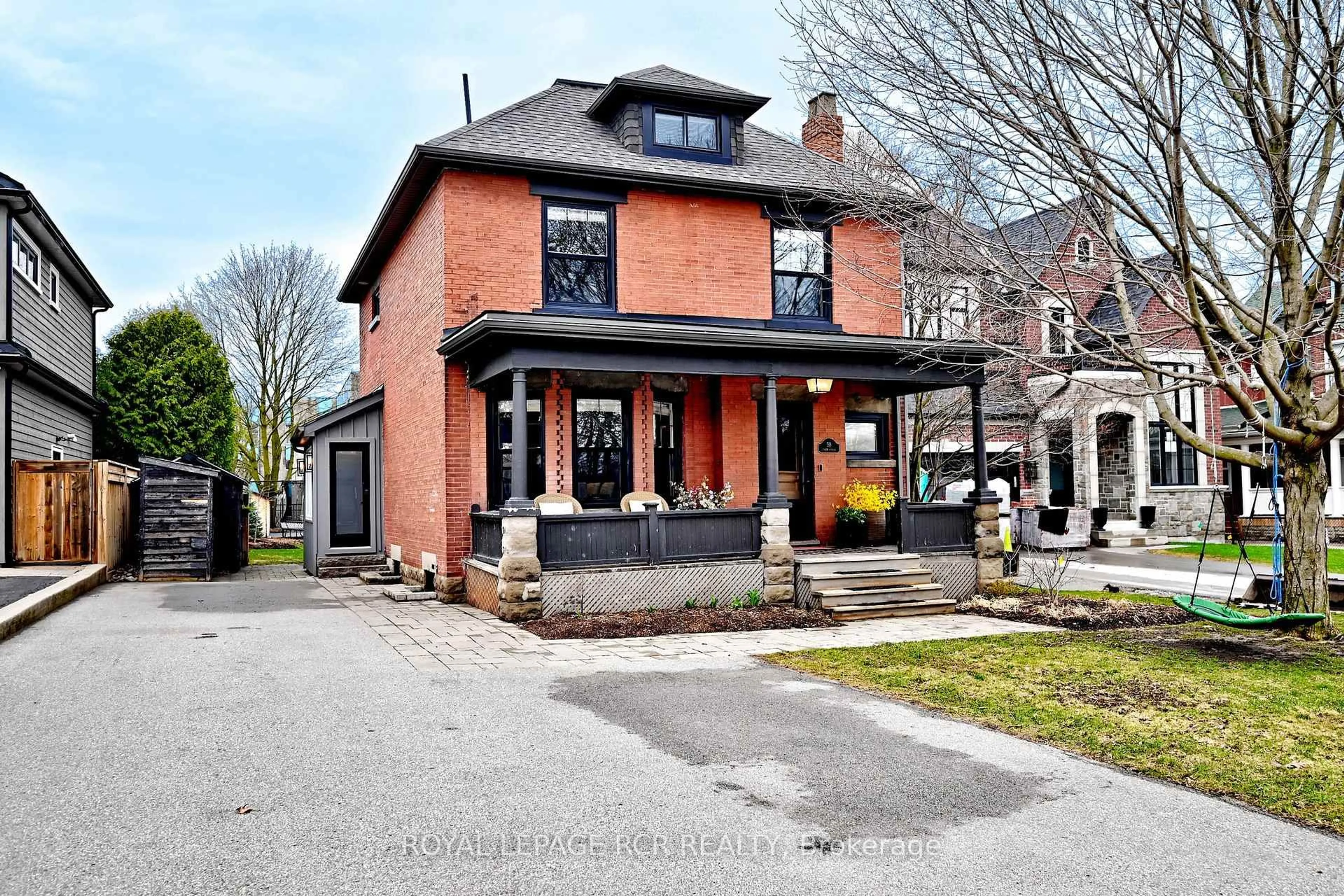 Home with brick exterior material, street for 58 Tyler St, Aurora Ontario L4G 2N2