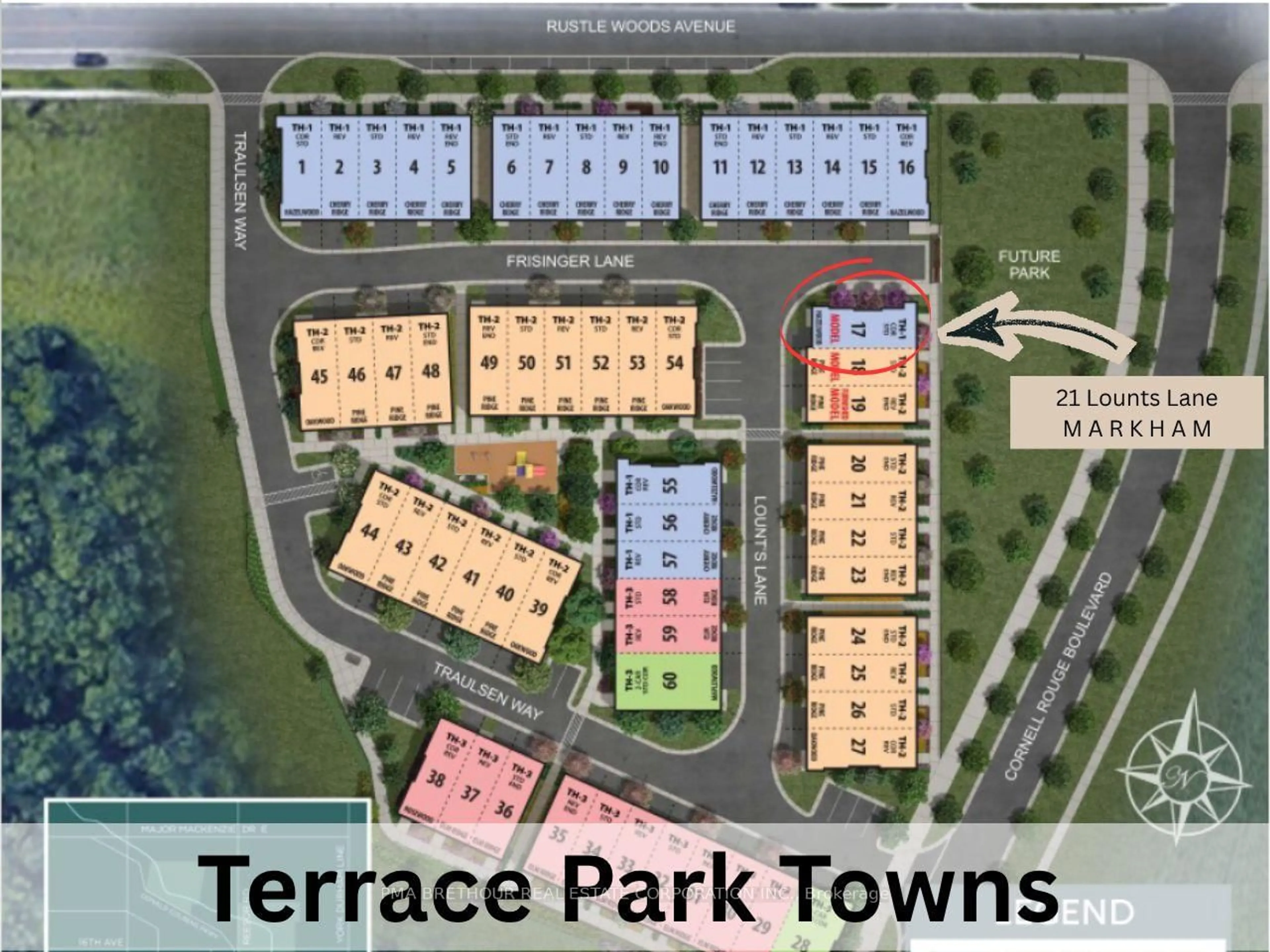 Floor plan for 21 Lounts Lane, Markham Ontario L6B 1R9