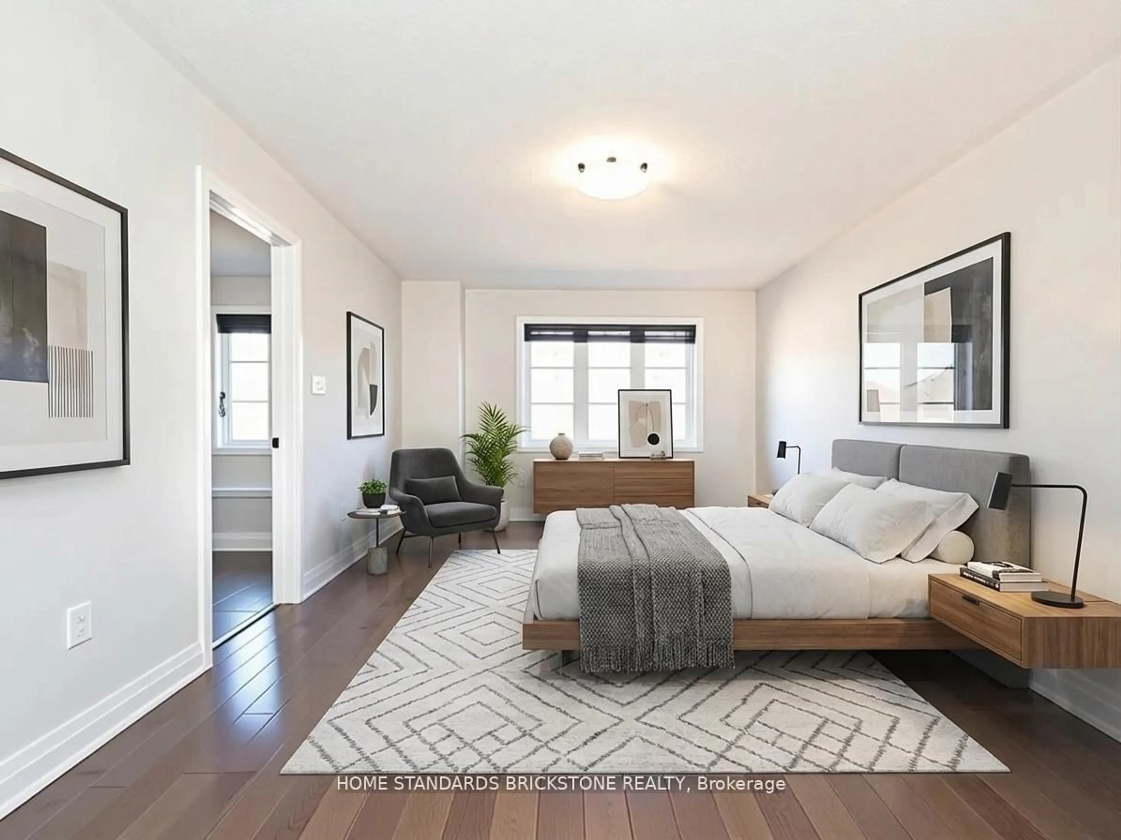 Bedroom with bed, unknown for 382 Highway 7 #TH15, Richmond Hill Ontario L4B 0C5