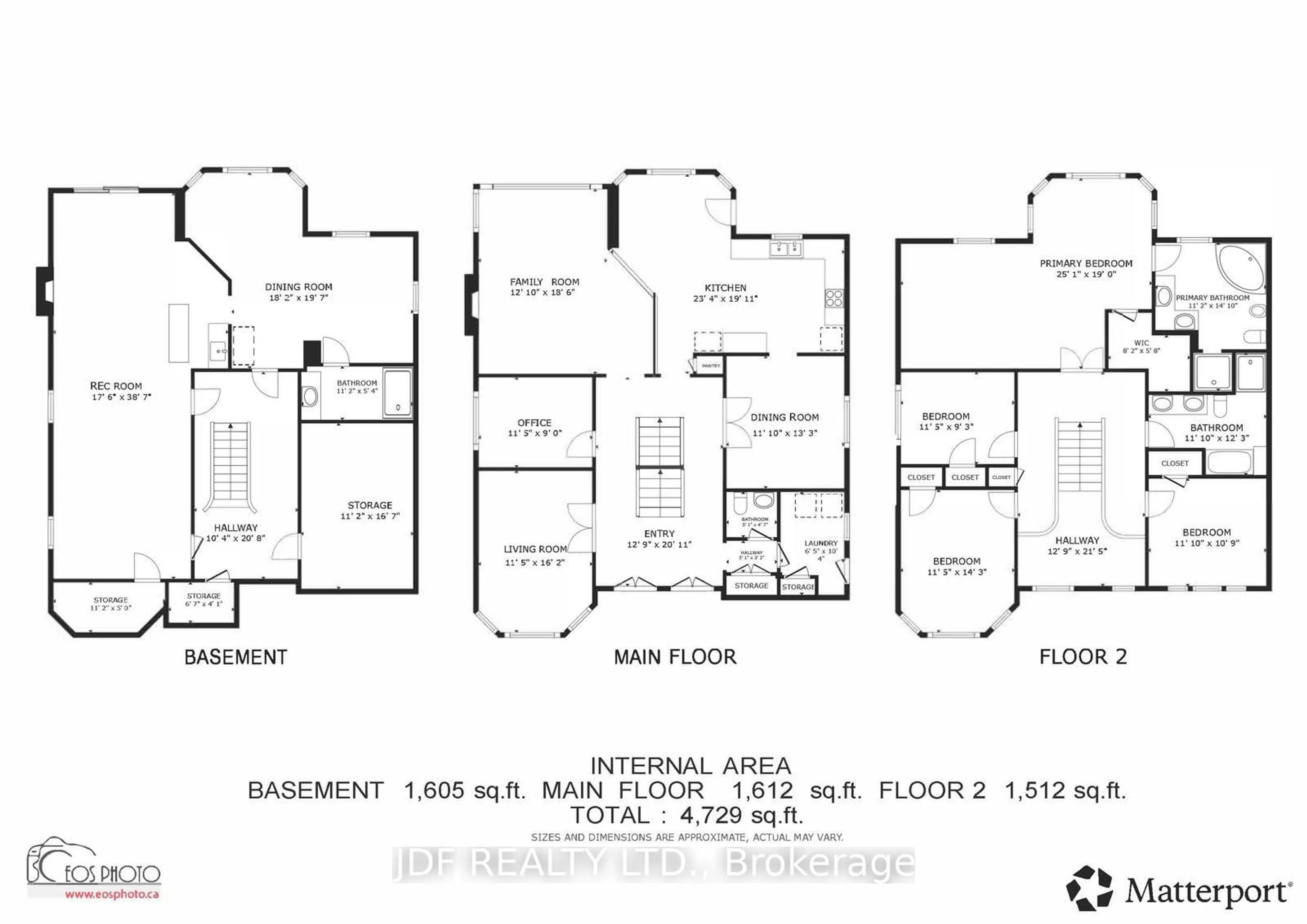 Floor plan for 24 Whalen Crt, Richmond Hill Ontario L4C 9T4