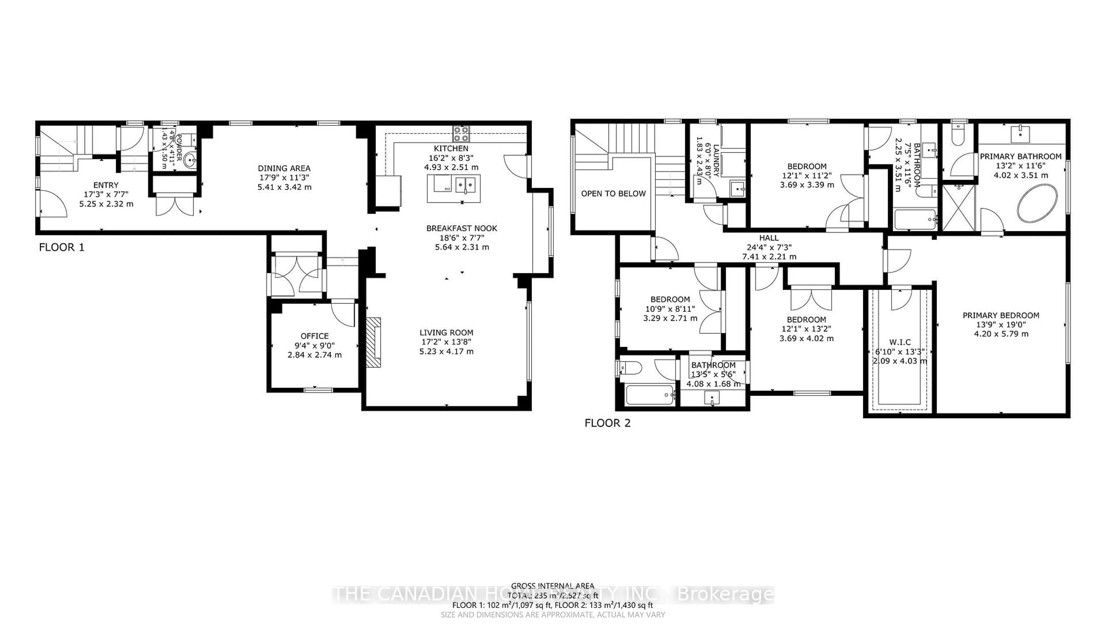 Floor plan for 198 Thompson Dr, East Gwillimbury Ontario L9N 0V5