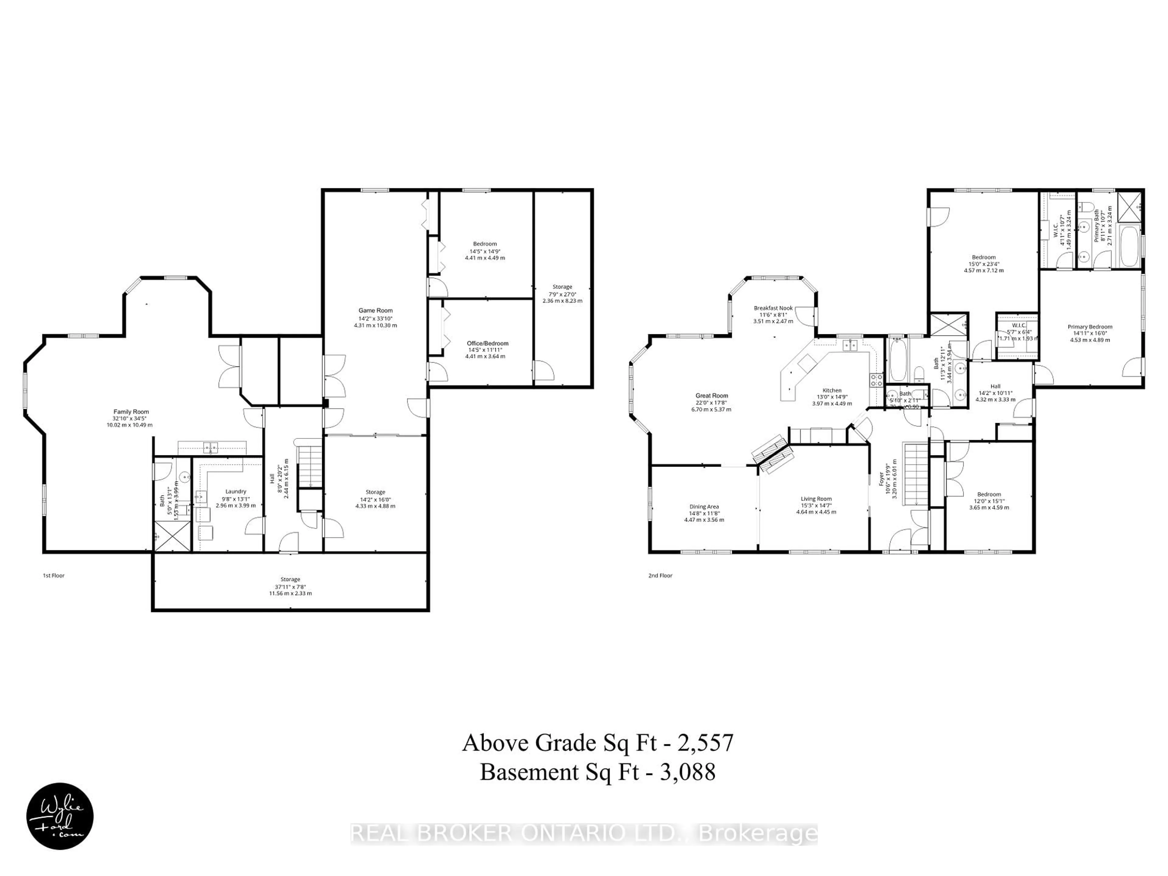 Floor plan for 3421 Cole Rd, East Gwillimbury Ontario L0G 1R0