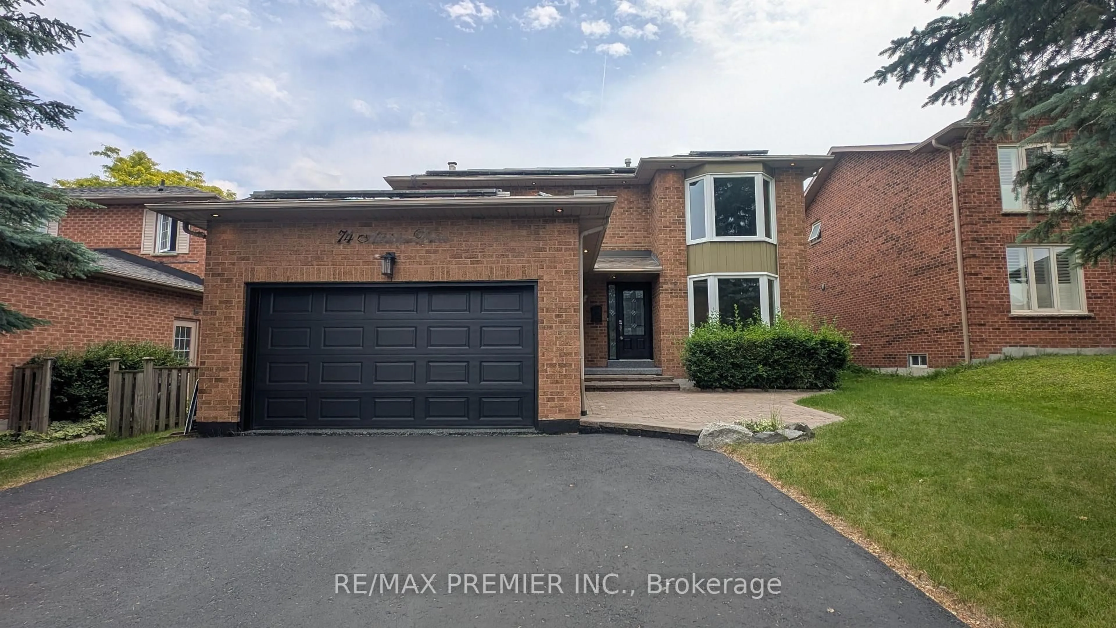 Home with brick exterior material, street for 74 Attridge Dr, Aurora Ontario L4G 6J4