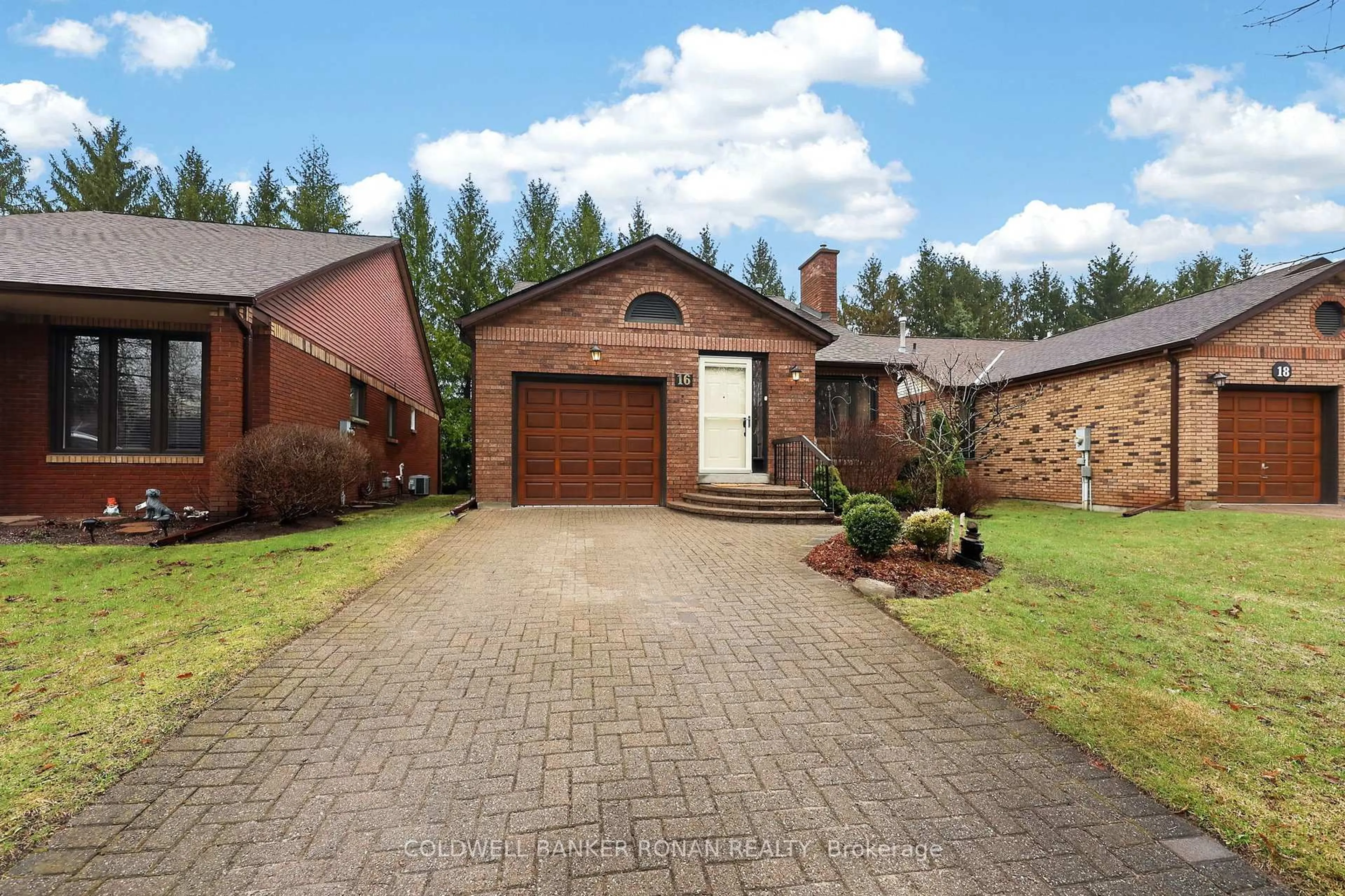 Home with brick exterior material, street for 16 Green Briar Rd, New Tecumseth Ontario L9R 1R5