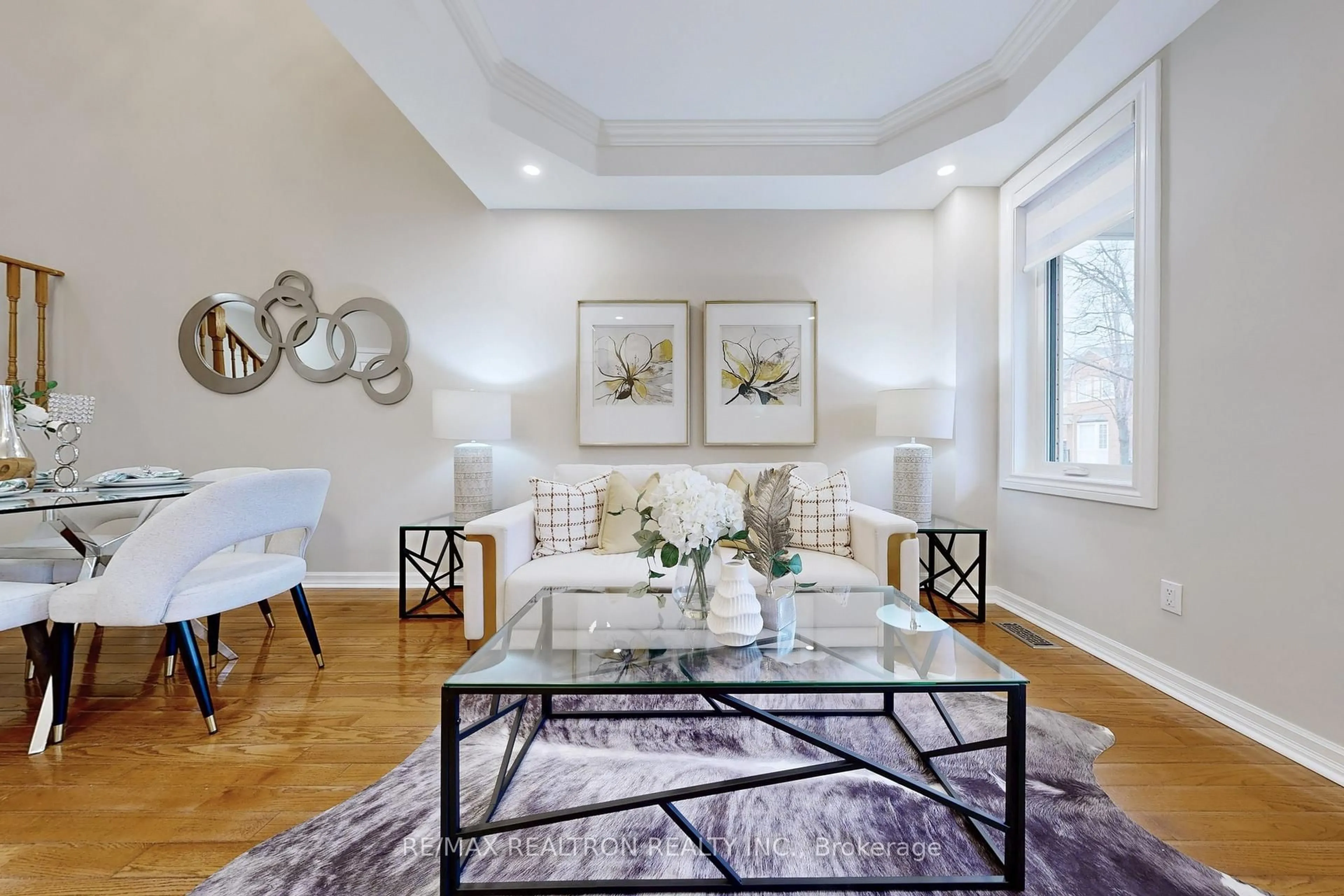 Living room with furniture, unknown for 116 Southbrook Cres, Markham Ontario L6C 2H5