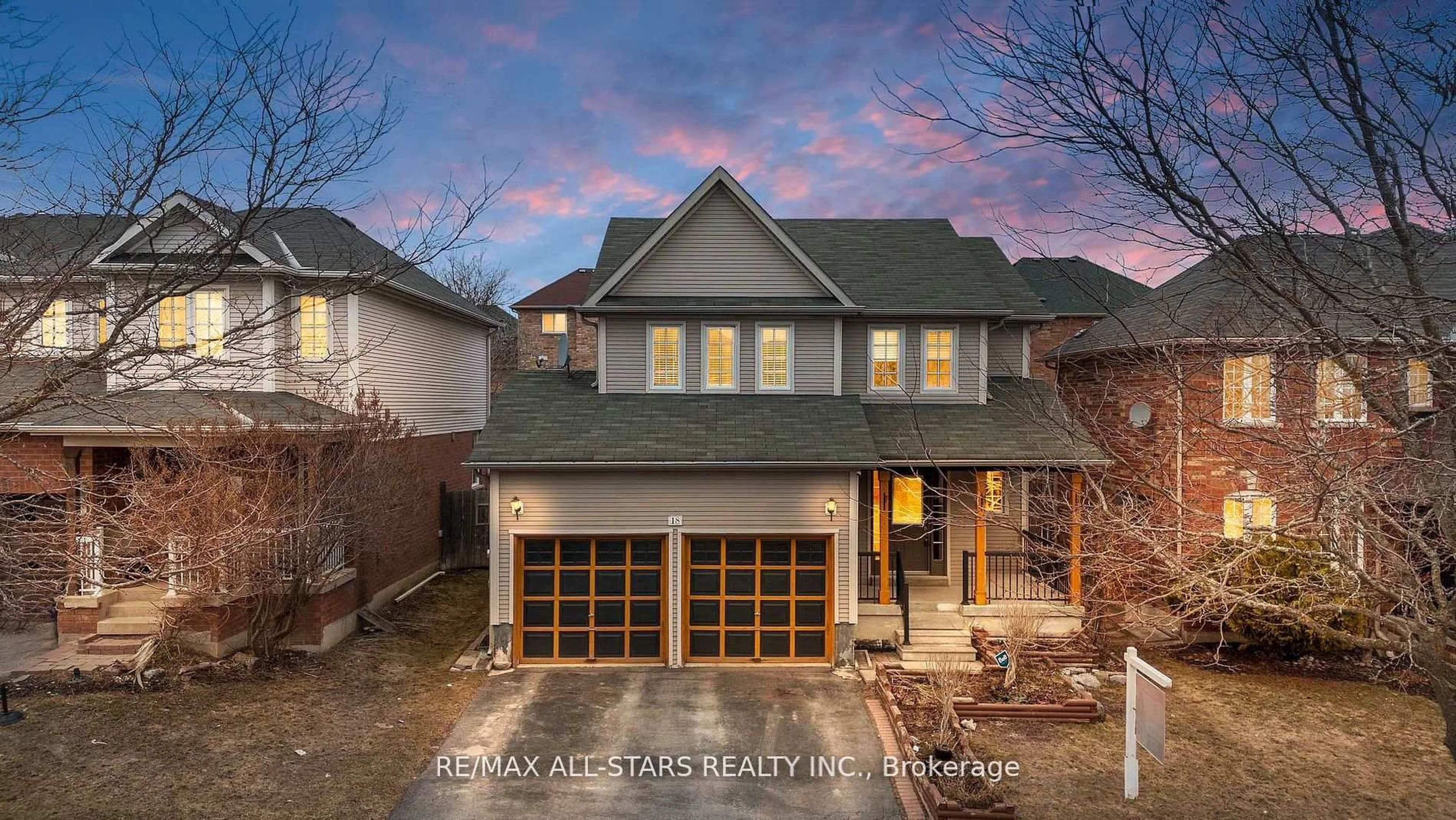 Home with brick exterior material, street for 18 Reddenhurst Cres, Georgina Ontario L4P 4G1