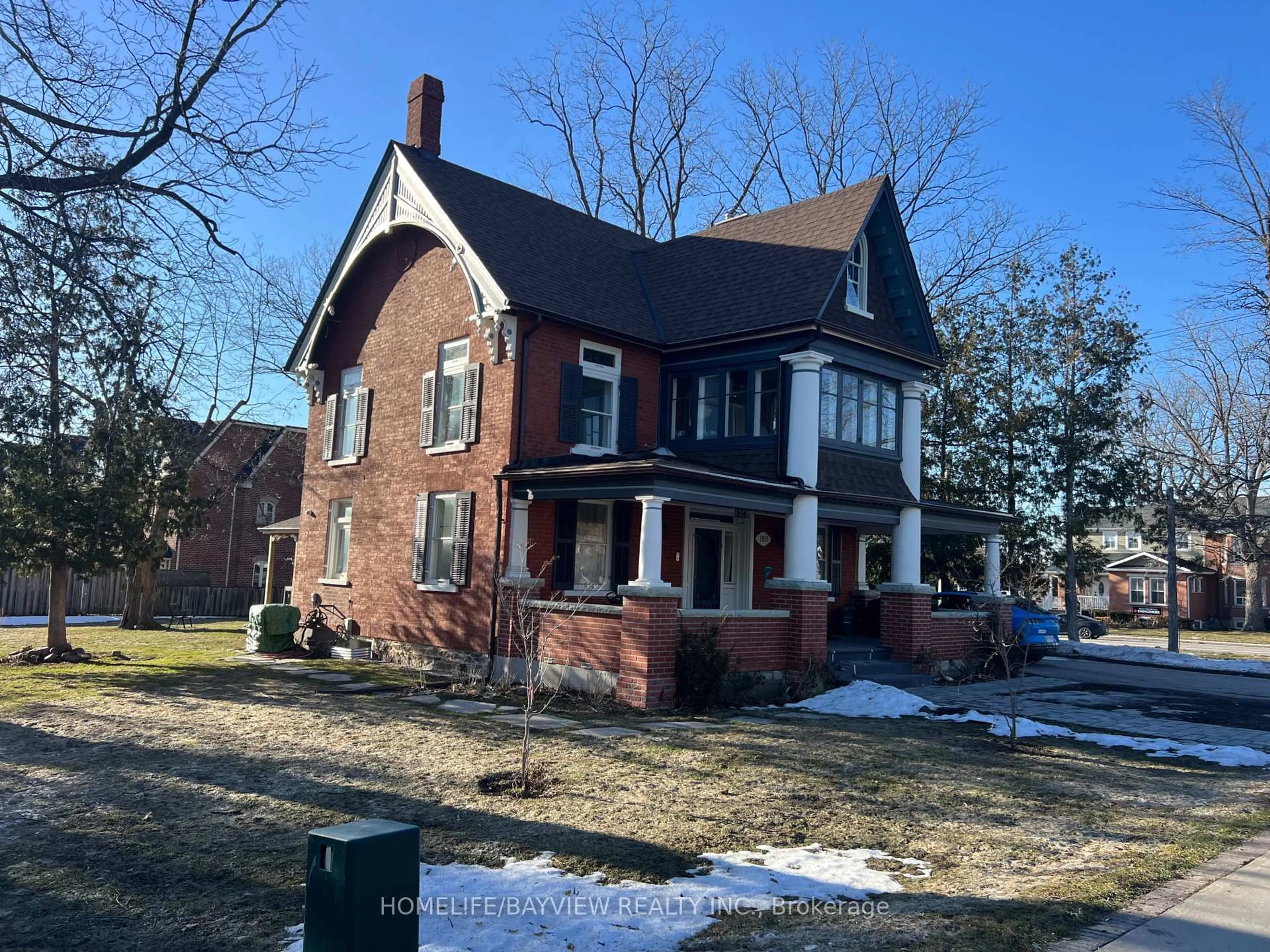 Home with brick exterior material, street for 180 & 188 Main St, Markham Ontario L3P 1Y3