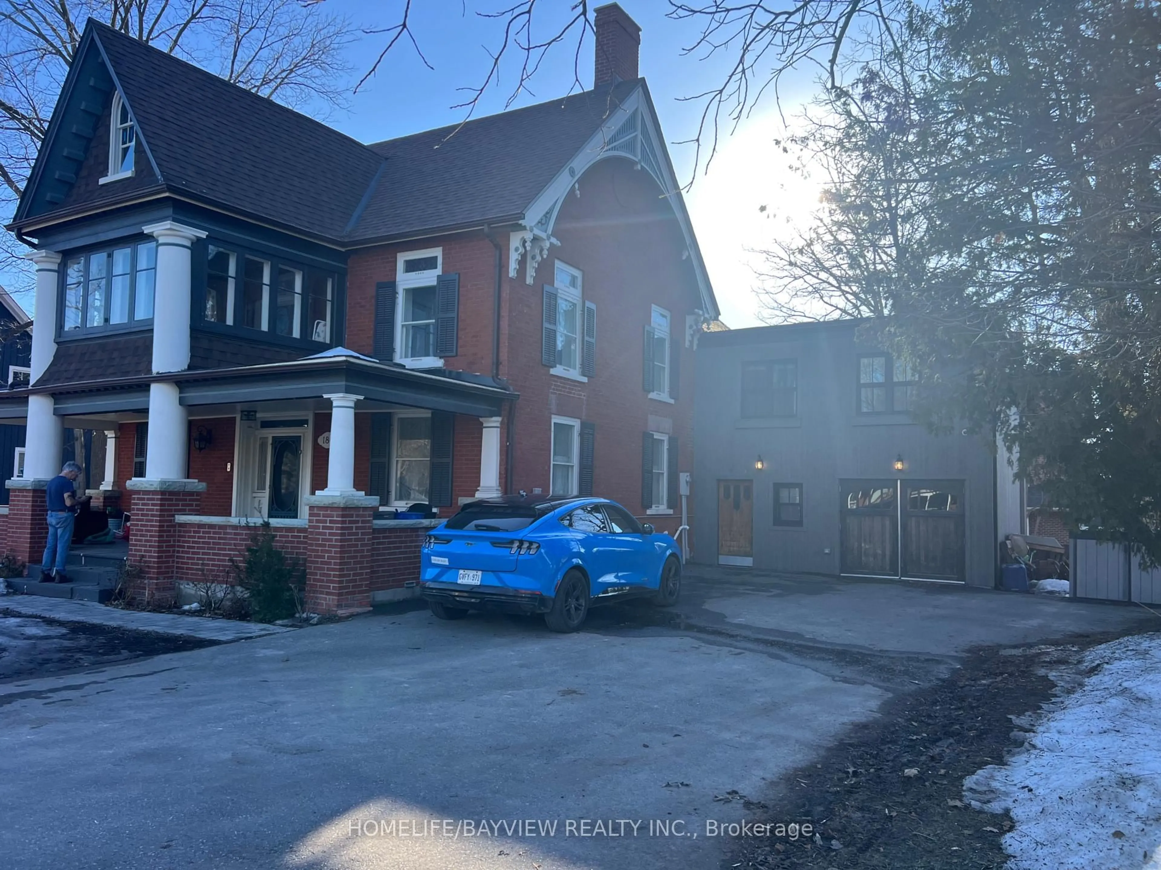 A pic from outside/outdoor area/front of a property/back of a property/a pic from drone, street for 180 & 188 Main St, Markham Ontario L3P 1Y3