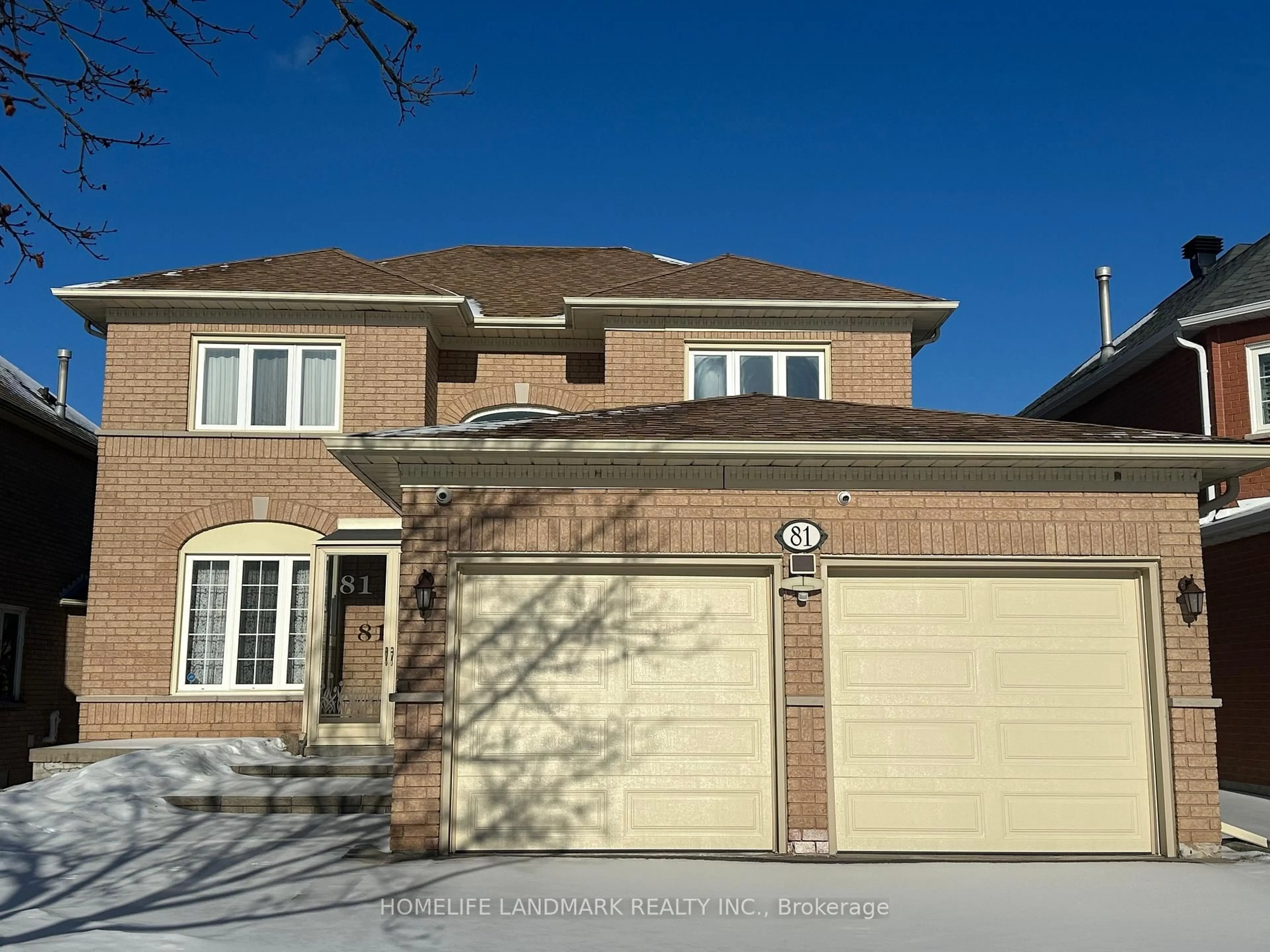 Home with brick exterior material, street for 81 Bradgate Dr, Markham Ontario L3T 7M4