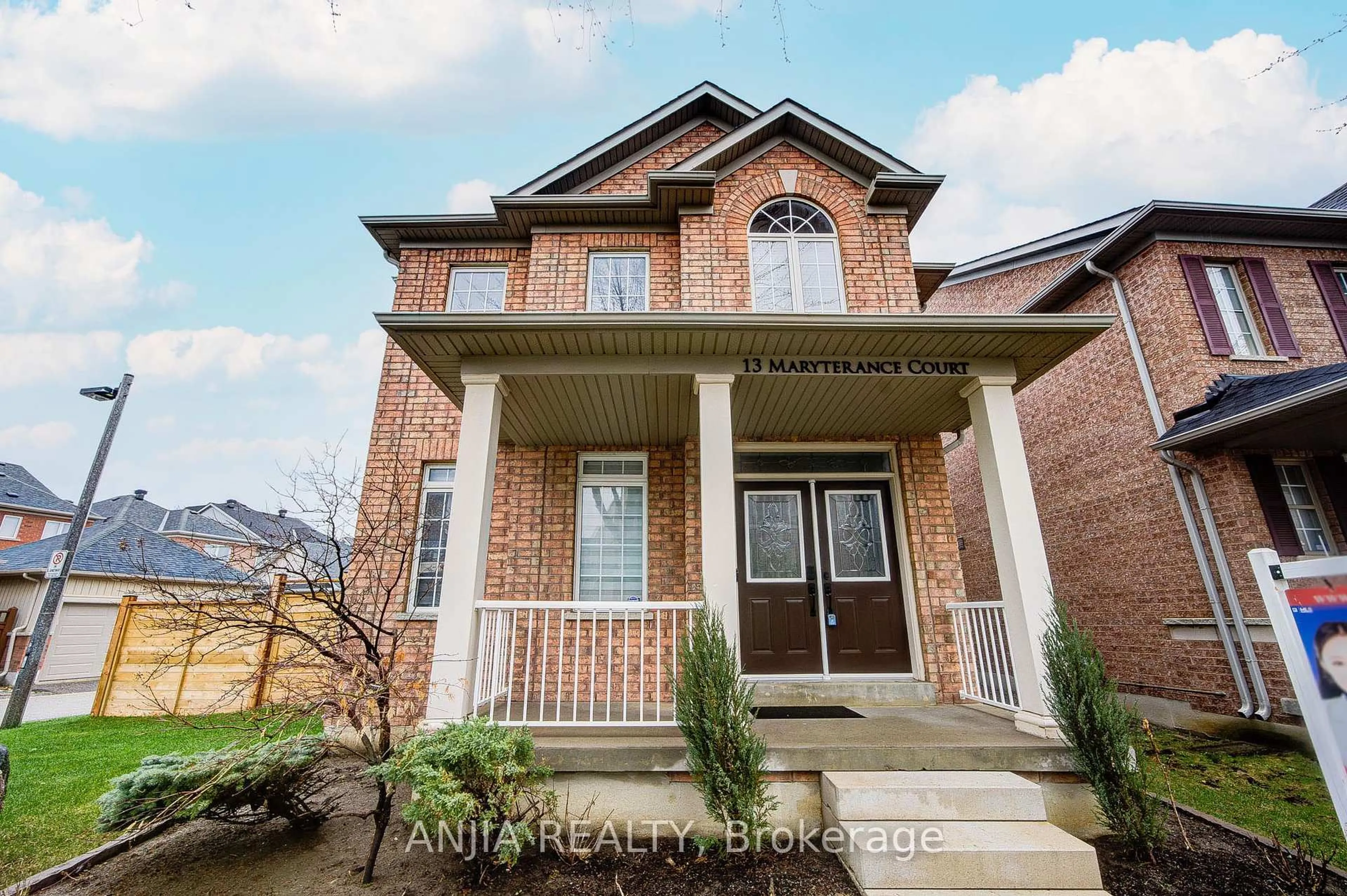 Home with brick exterior material, street for 13 Maryterance Crt, Markham Ontario L6B 0B1