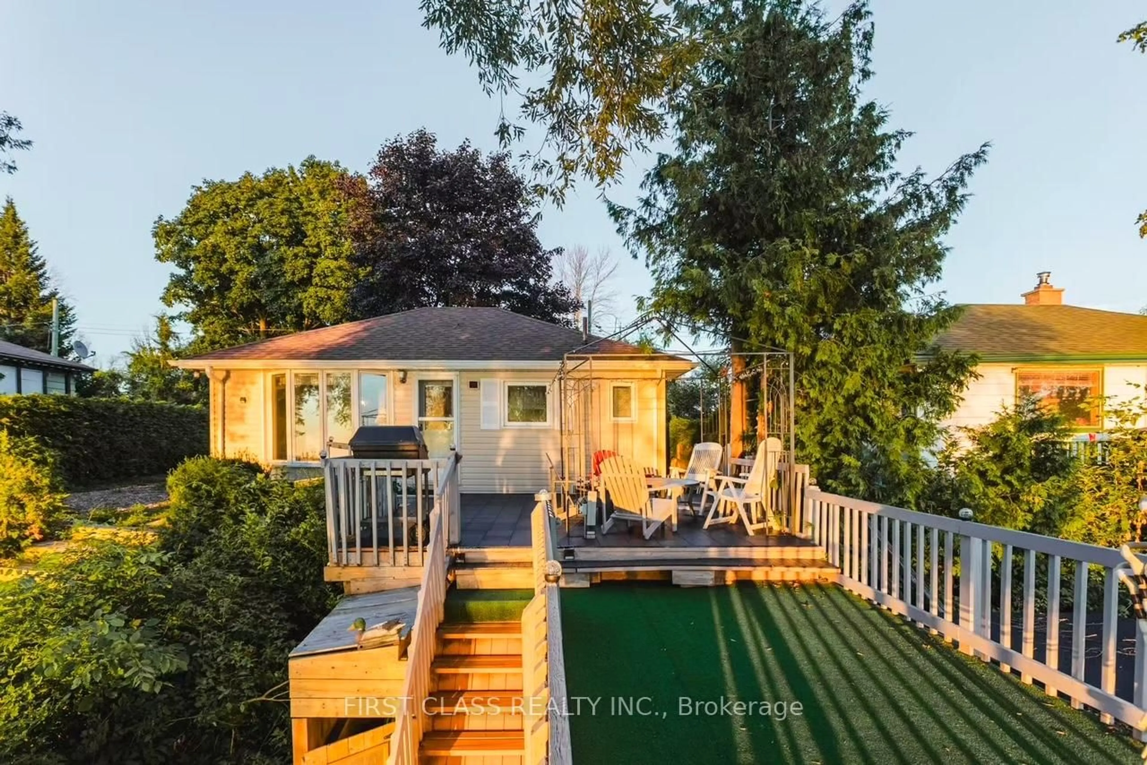 A pic from outside/outdoor area/front of a property/back of a property/a pic from drone, water/lake/river/ocean view for 88 Alsops Beach Rd, Brock Ontario L0K 1A0