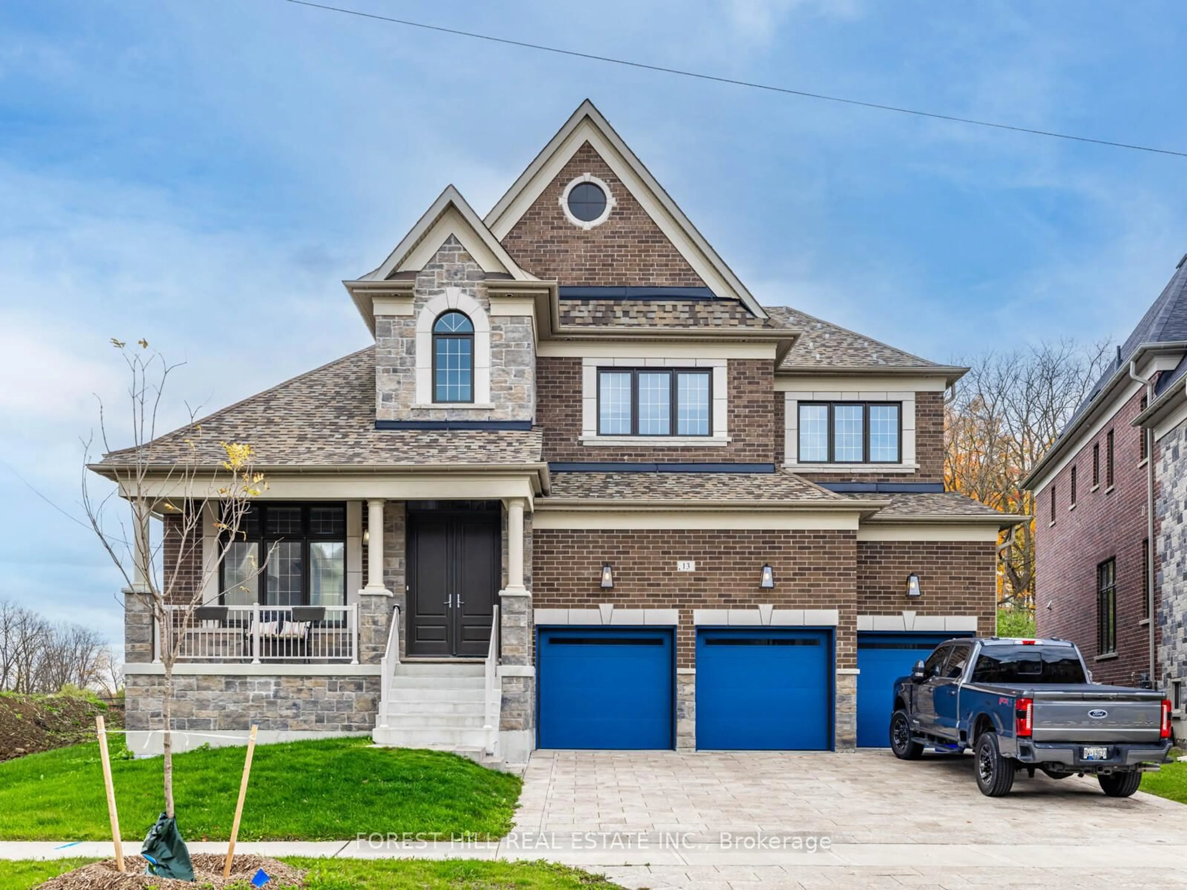 Home with brick exterior material, street for 13 Pellegrini Dr, Vaughan Ontario L4H 4A2