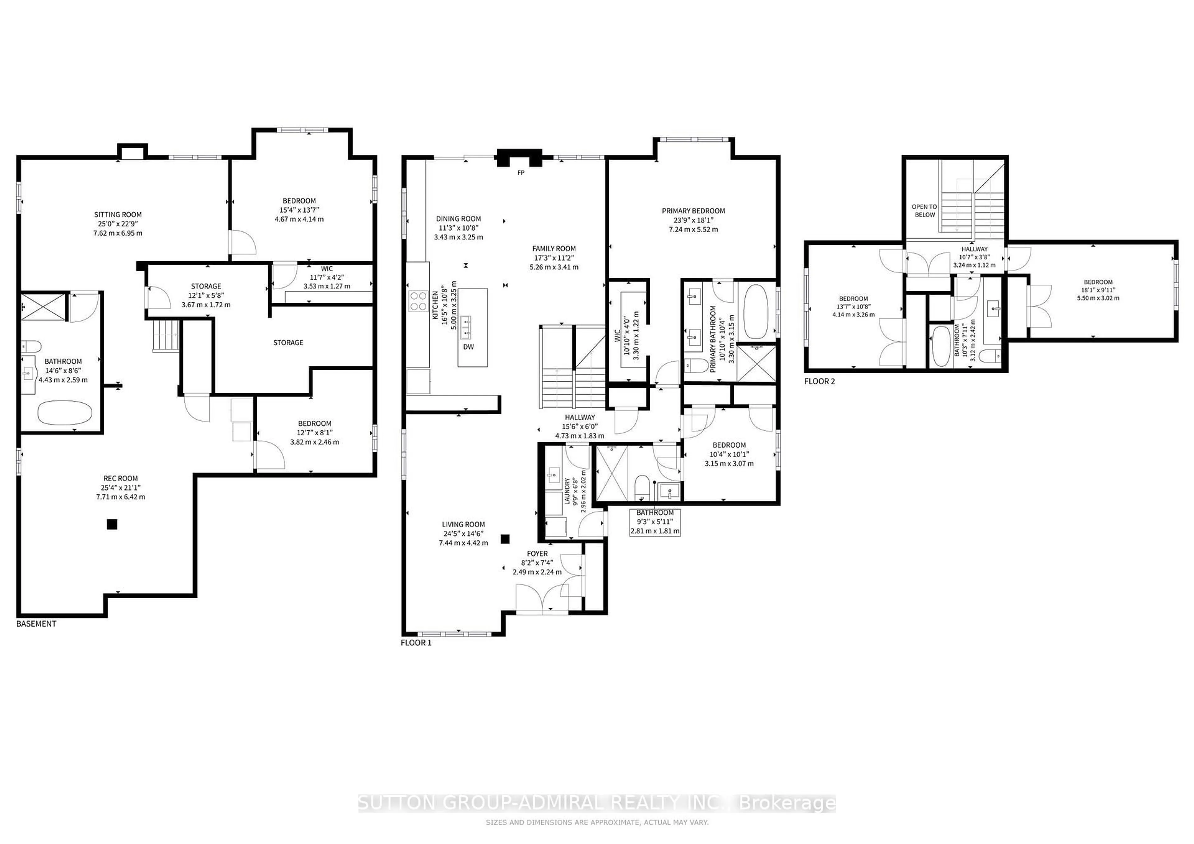 Floor plan for 62 Waterton Way, Bradford West Gwillimbury Ontario L3Z 0R3