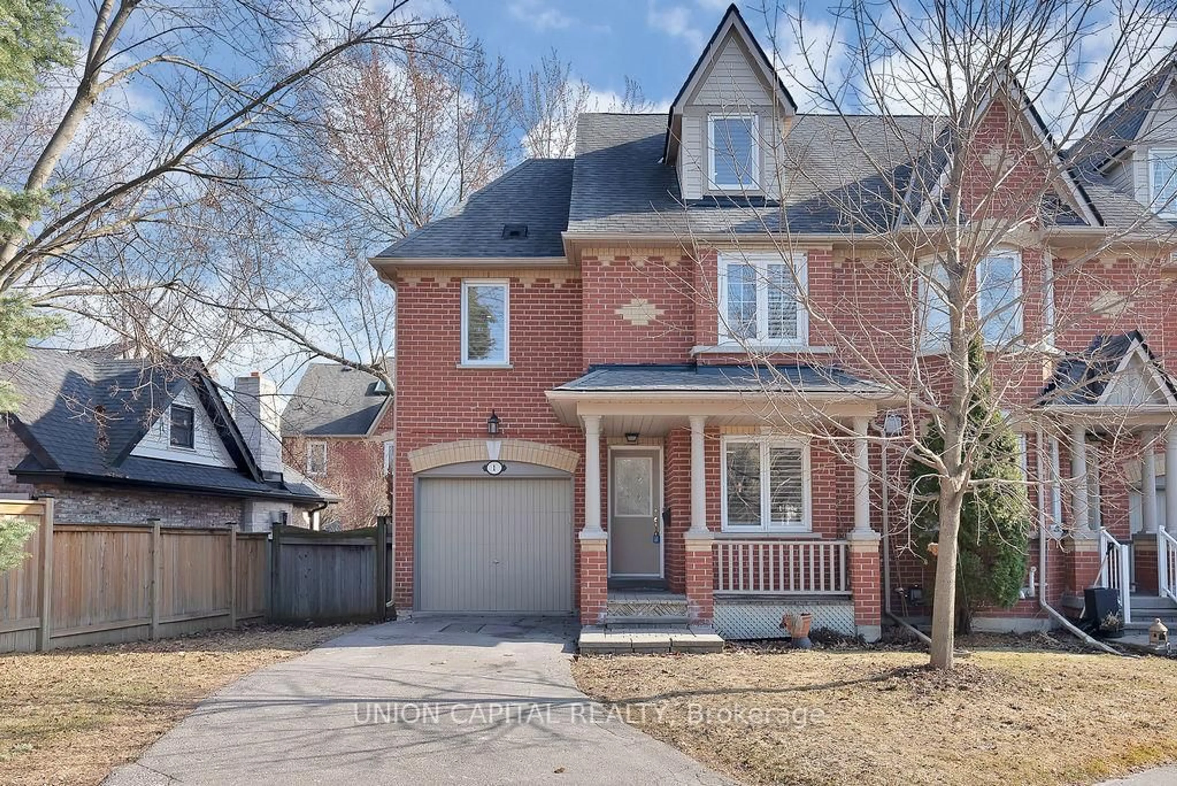 Home with brick exterior material, street for 1 Marmill Way, Markham Ontario L3P 7V6