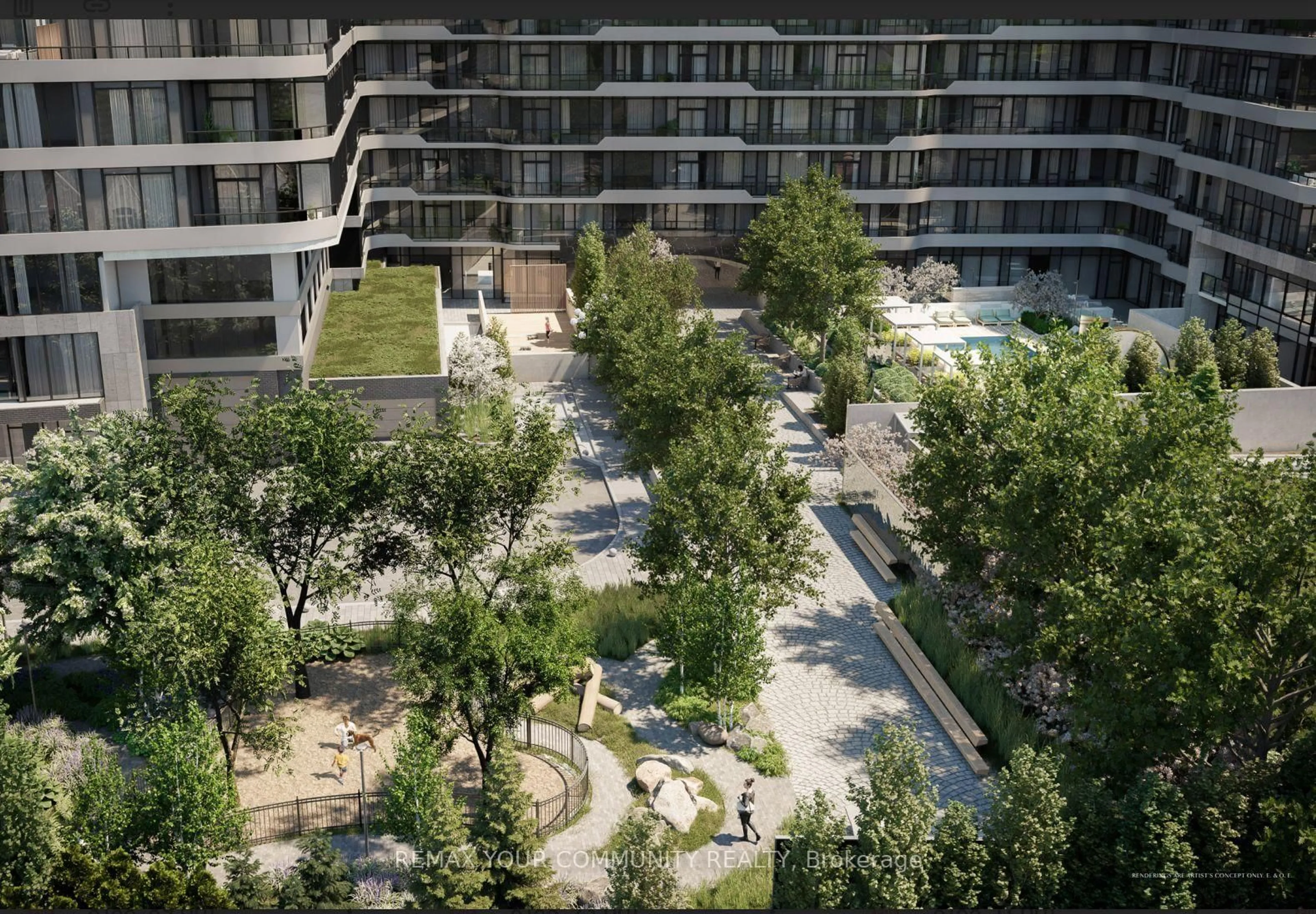 A pic from outside/outdoor area/front of a property/back of a property/a pic from drone, city buildings view from balcony for 8188 Yonge St #1004, Vaughan Ontario L4J 0M2