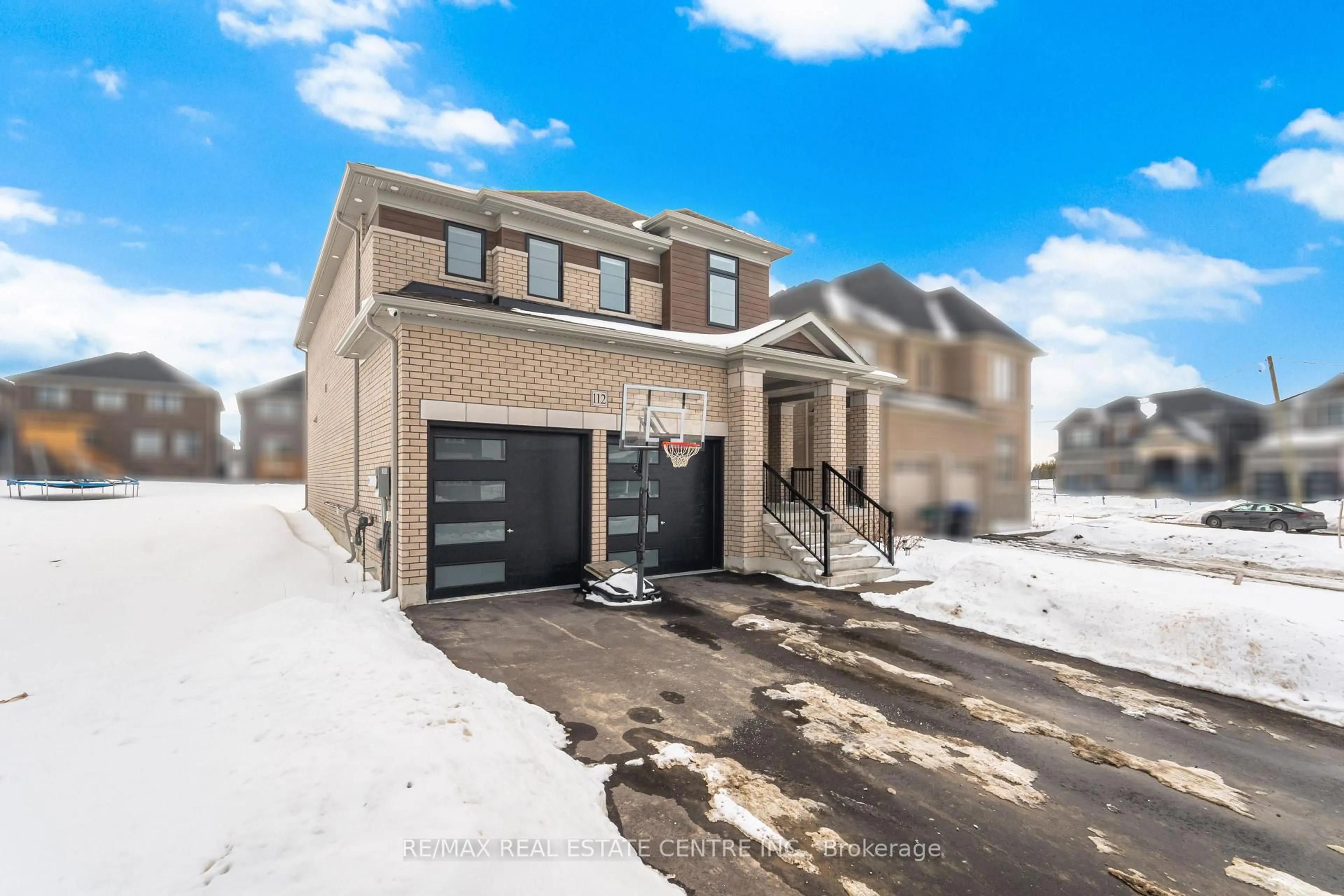 Home with brick exterior material, street for 112 Bluebird Blvd, Adjala-Tosorontio Ontario L0G 1W0