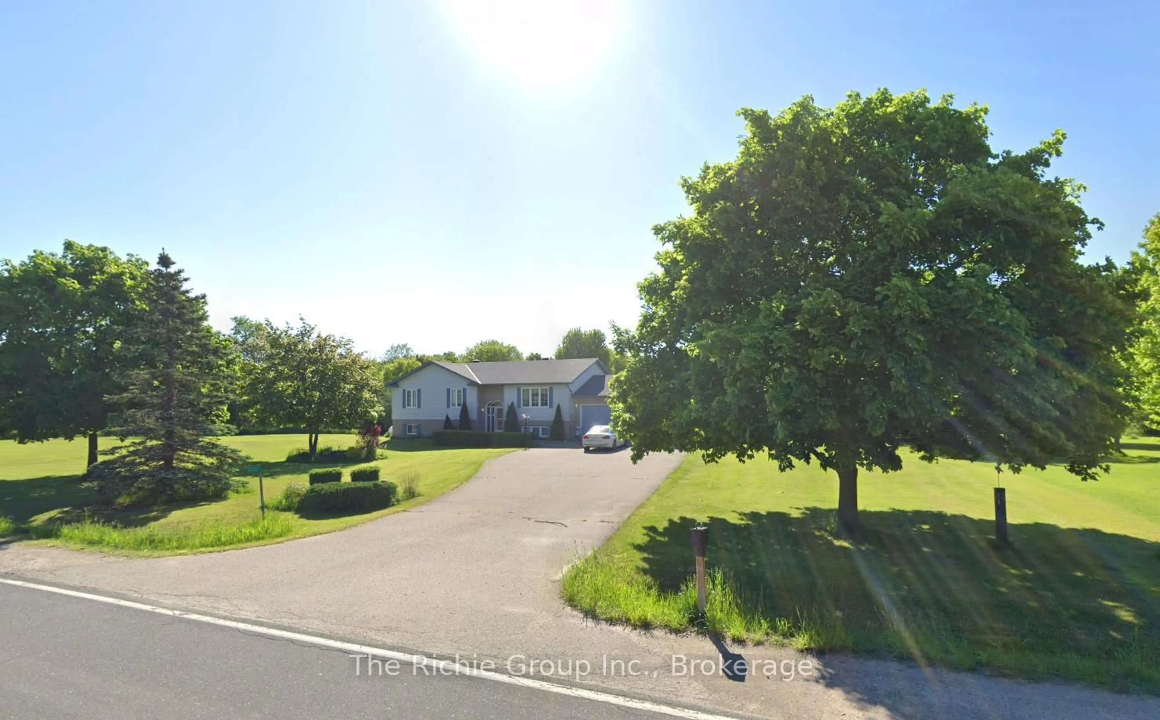 A pic from outside/outdoor area/front of a property/back of a property/a pic from drone, street for 9375 County Rd 1 Rd, Adjala-Tosorontio Ontario L0N 1P0