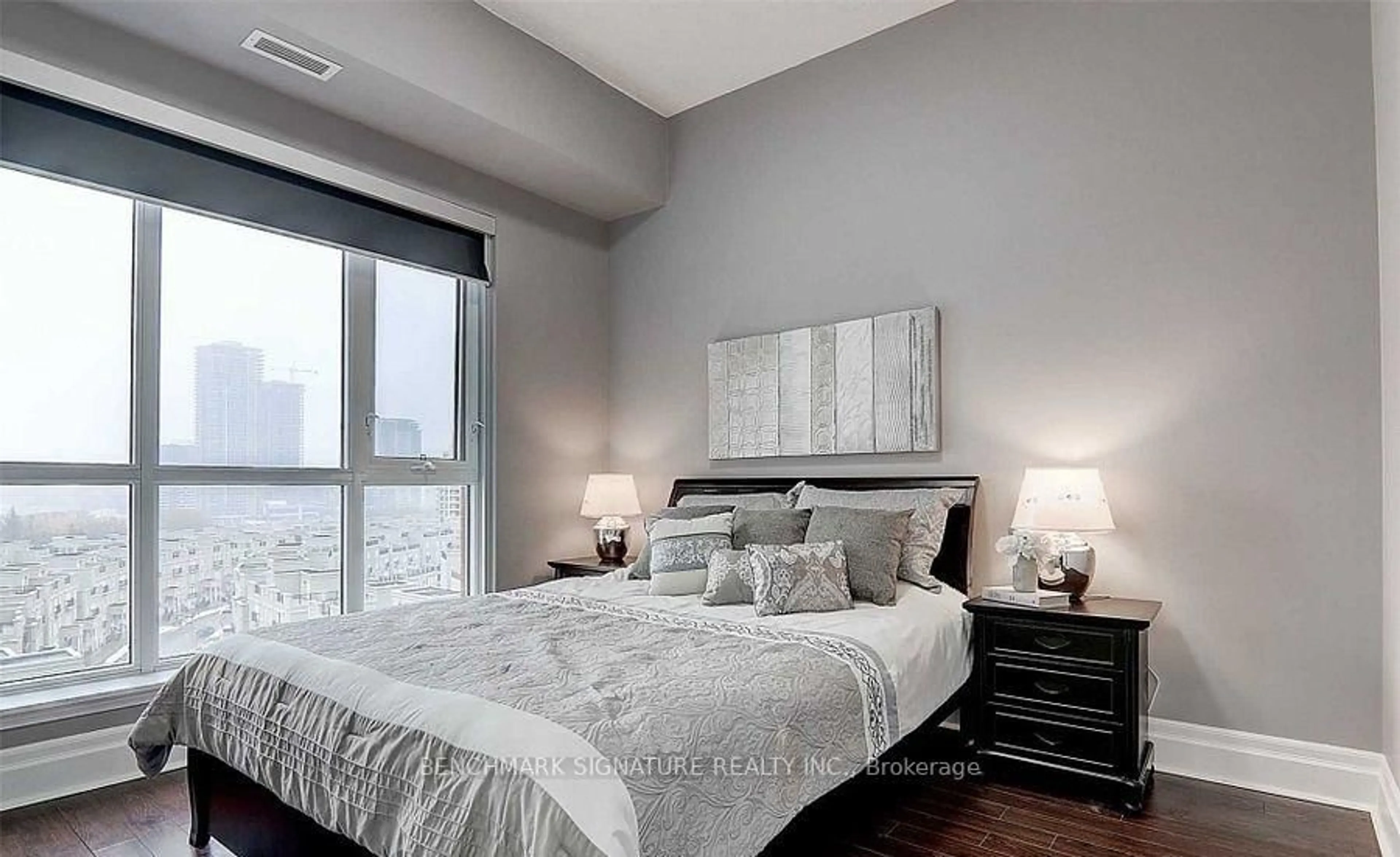 Bedroom with bed, unknown for 1 Upper Duke Cres #901, Markham Ontario L6G 0B6