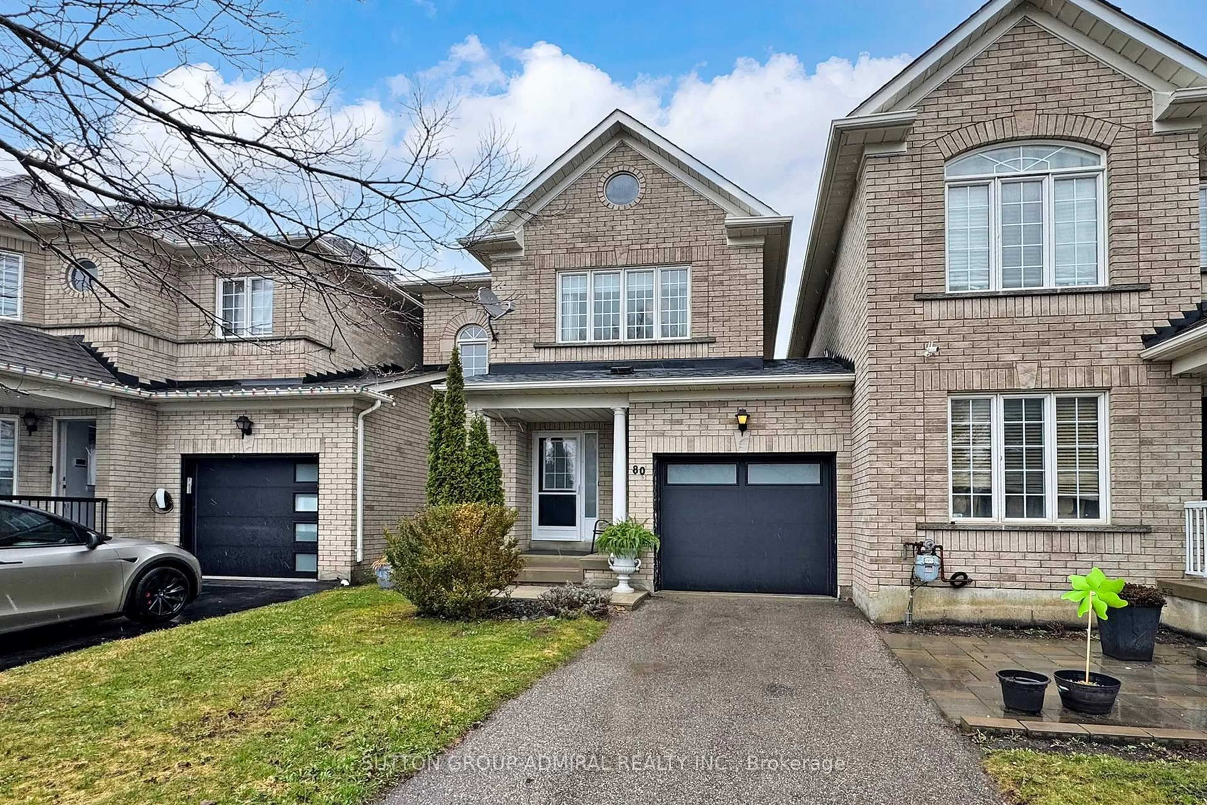Home with brick exterior material, street for 80 Walkview Cres, Richmond Hill Ontario L4E 4H6