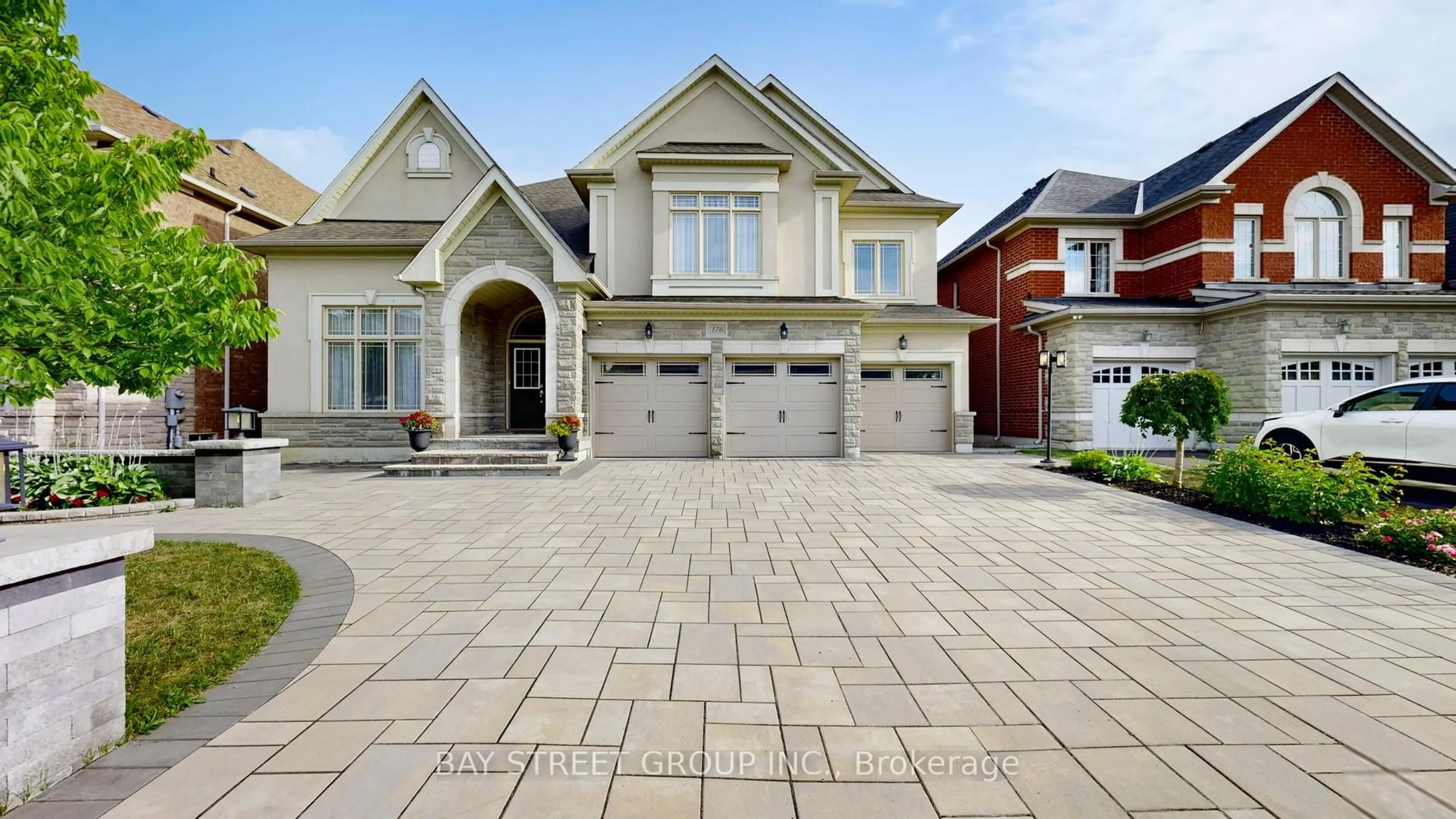 Home with brick exterior material, street for 176 Upper Post Rd, Vaughan Ontario L6A 4J9