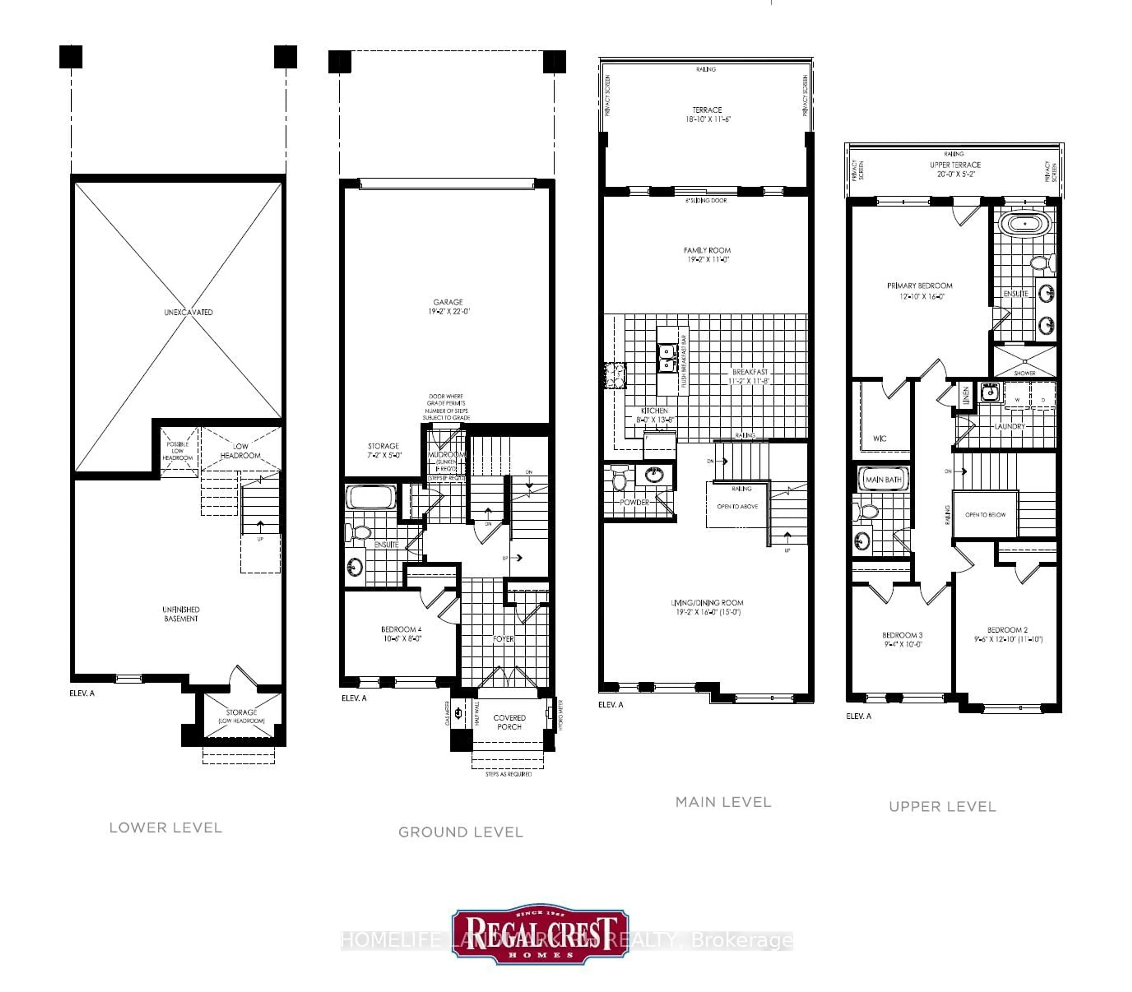 Floor plan for 3 Lucy Pick Ave, Markham Ontario L6C 3N9