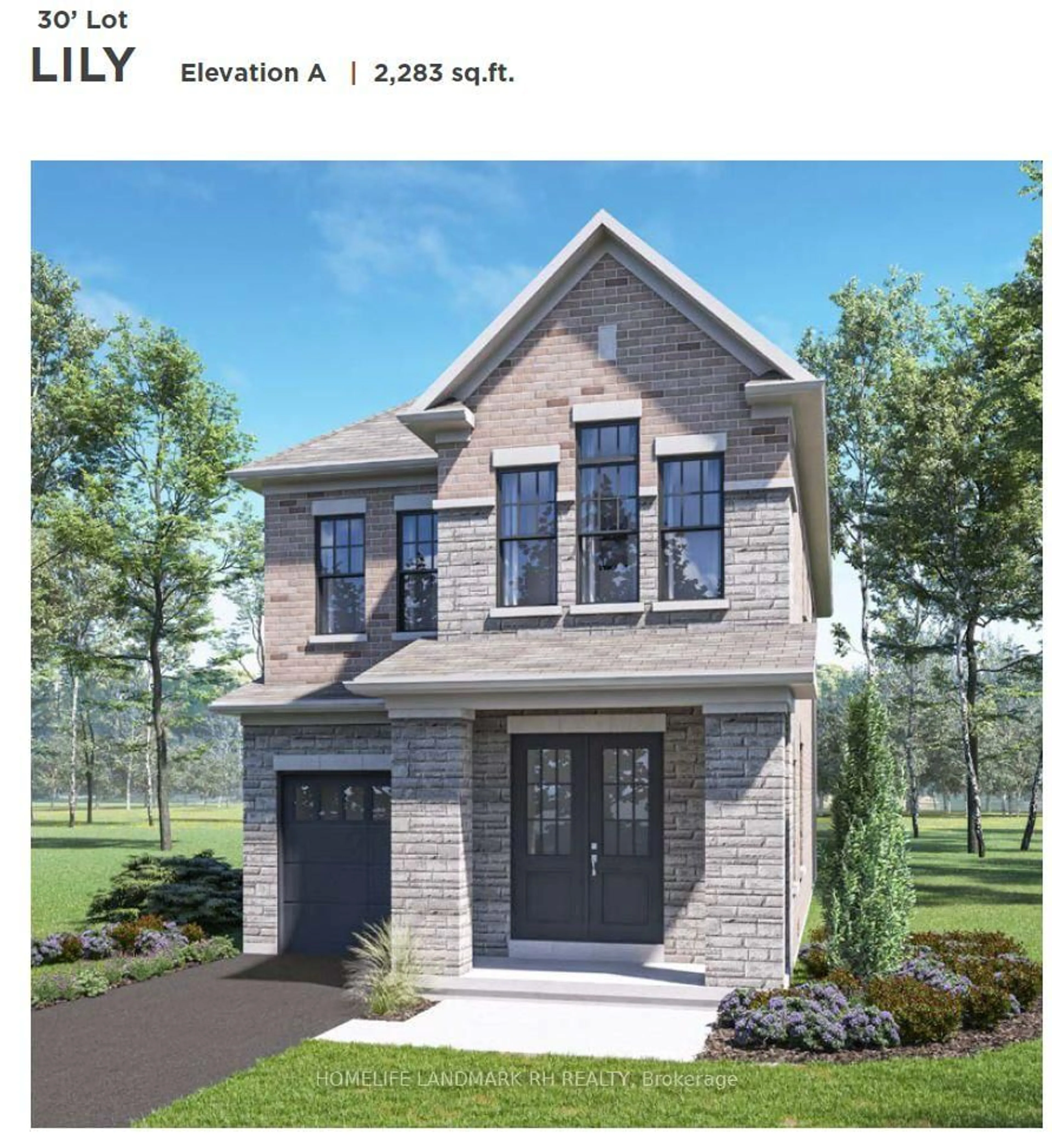 Home with brick exterior material, building for 16 Lucy Pick Ave, Markham Ontario L6C 3N8