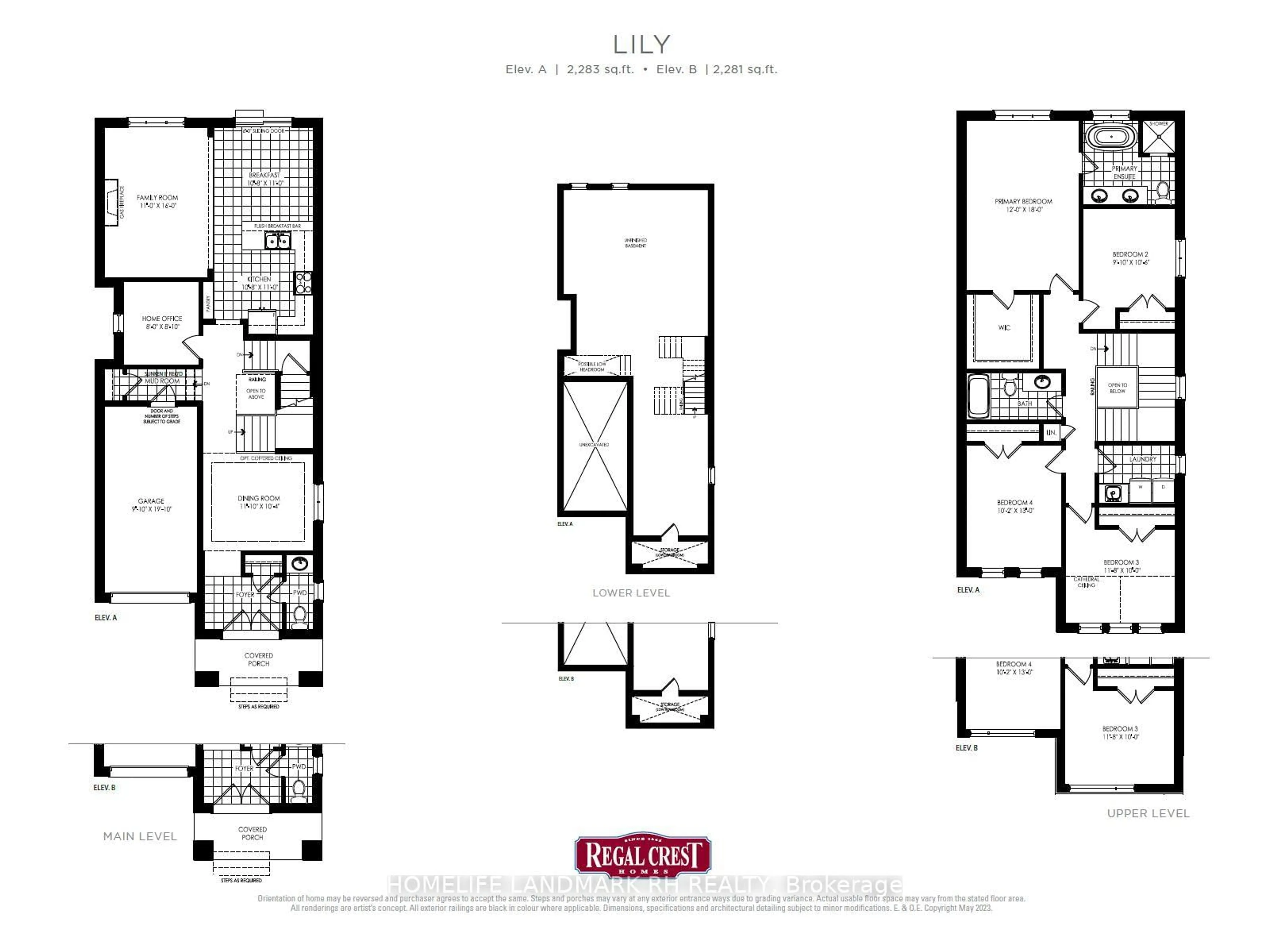 Floor plan for 16 Lucy Pick Ave, Markham Ontario L6C 3N8