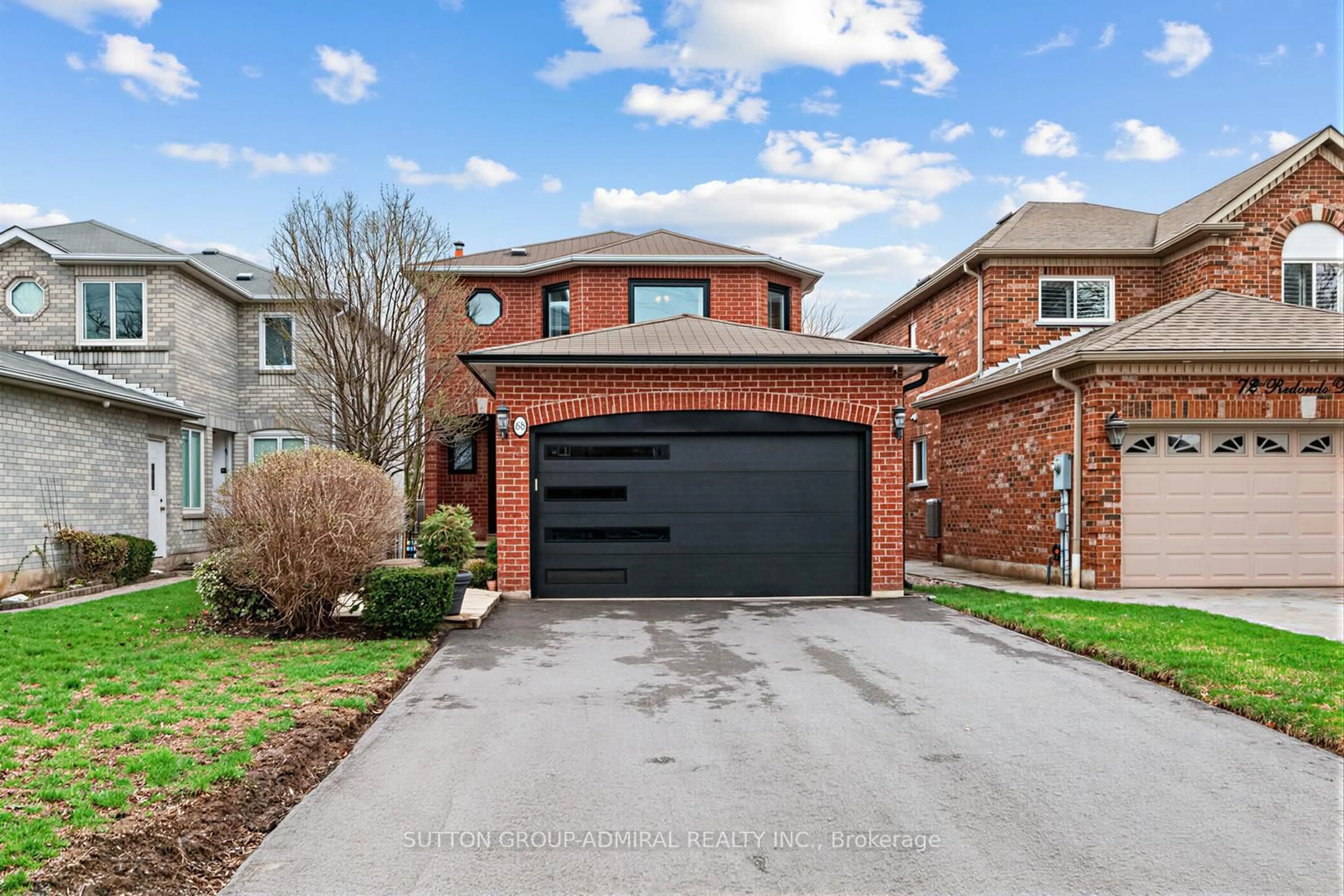 Home with brick exterior material, street for 68 Redondo Dr, Vaughan Ontario L4J 7S6
