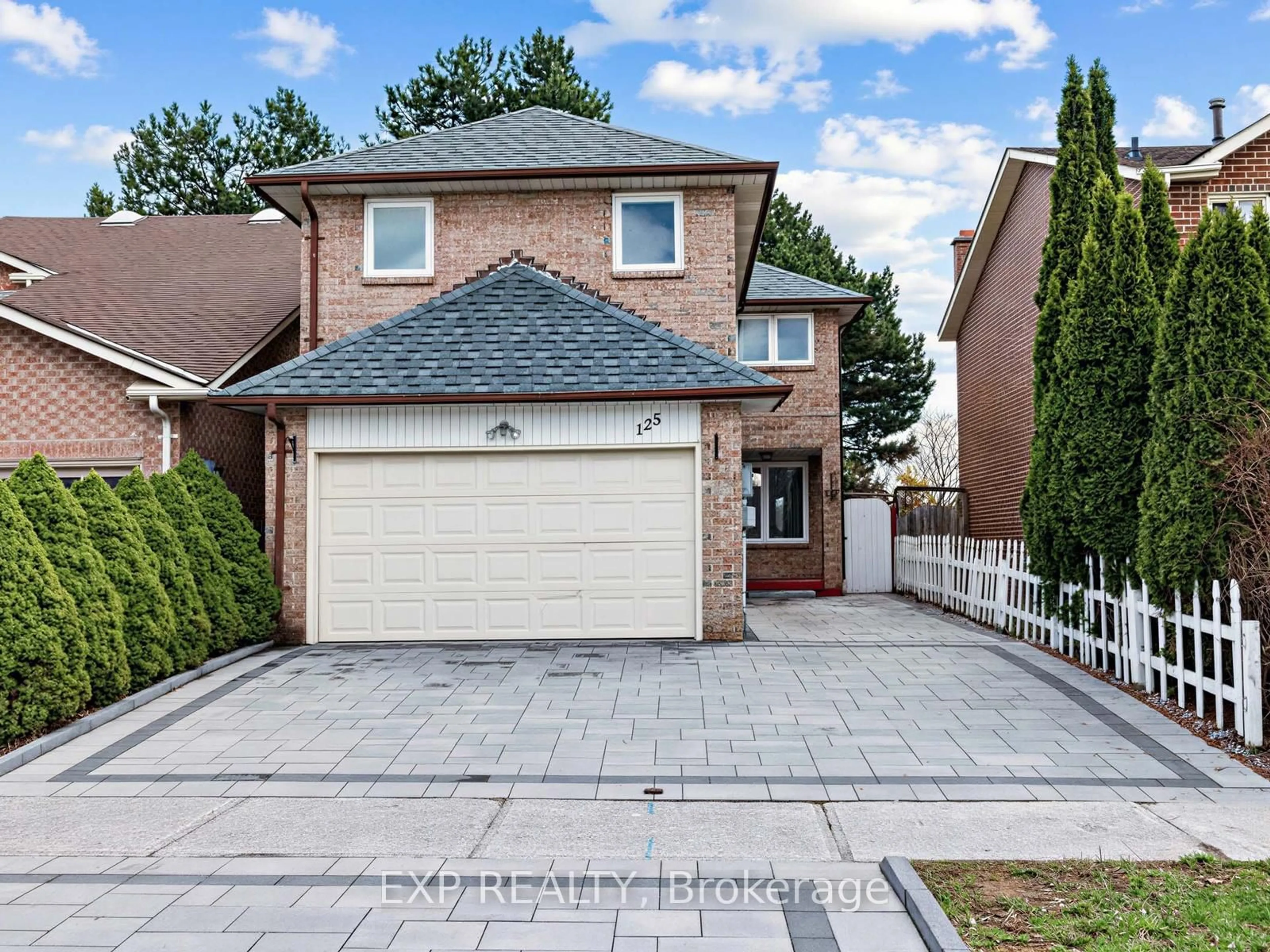 Home with brick exterior material, street for 125 Green Bush Cres, Vaughan Ontario L4J 5M3