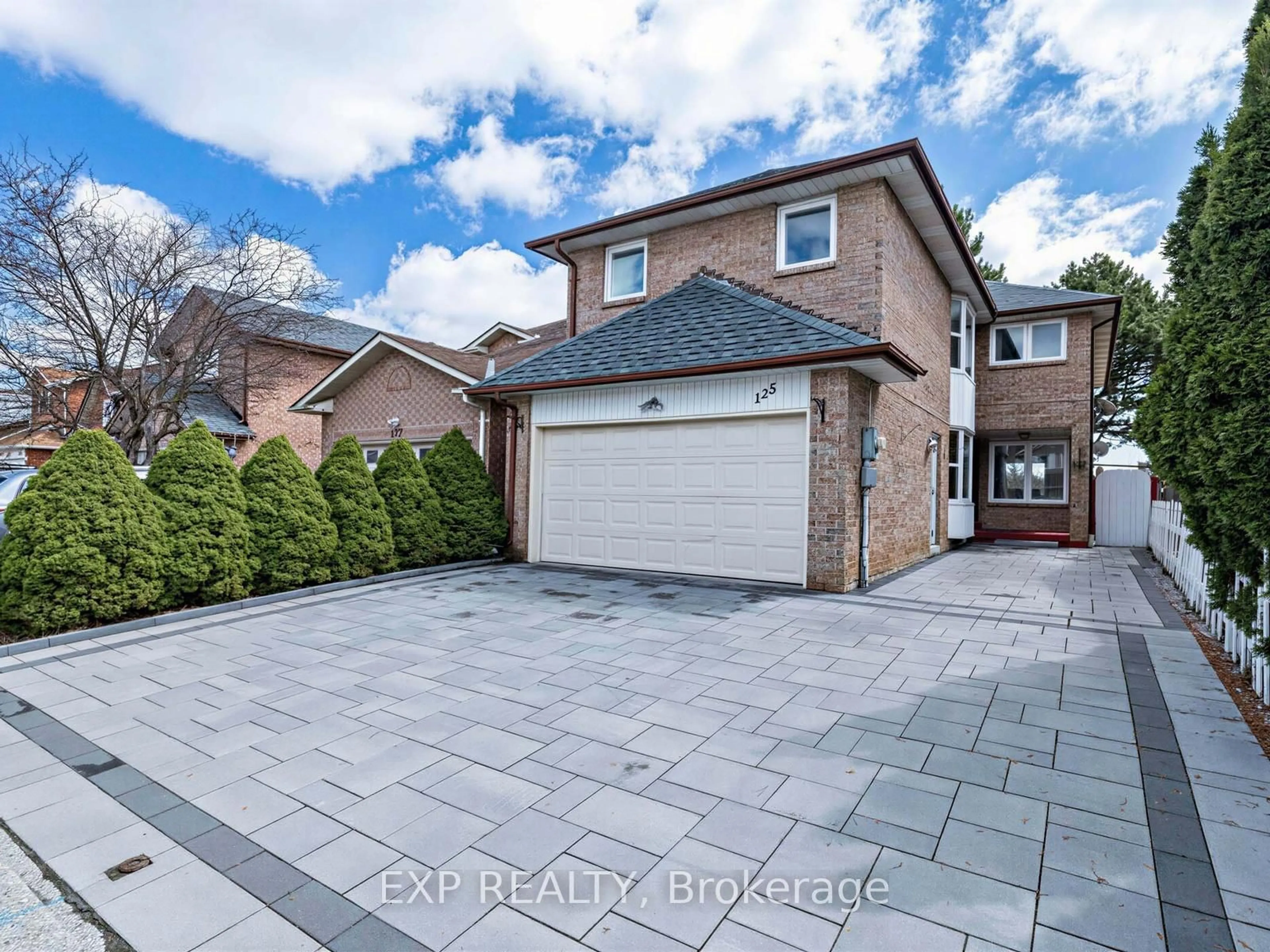 Home with brick exterior material, street for 125 Green Bush Cres, Vaughan Ontario L4J 5M3