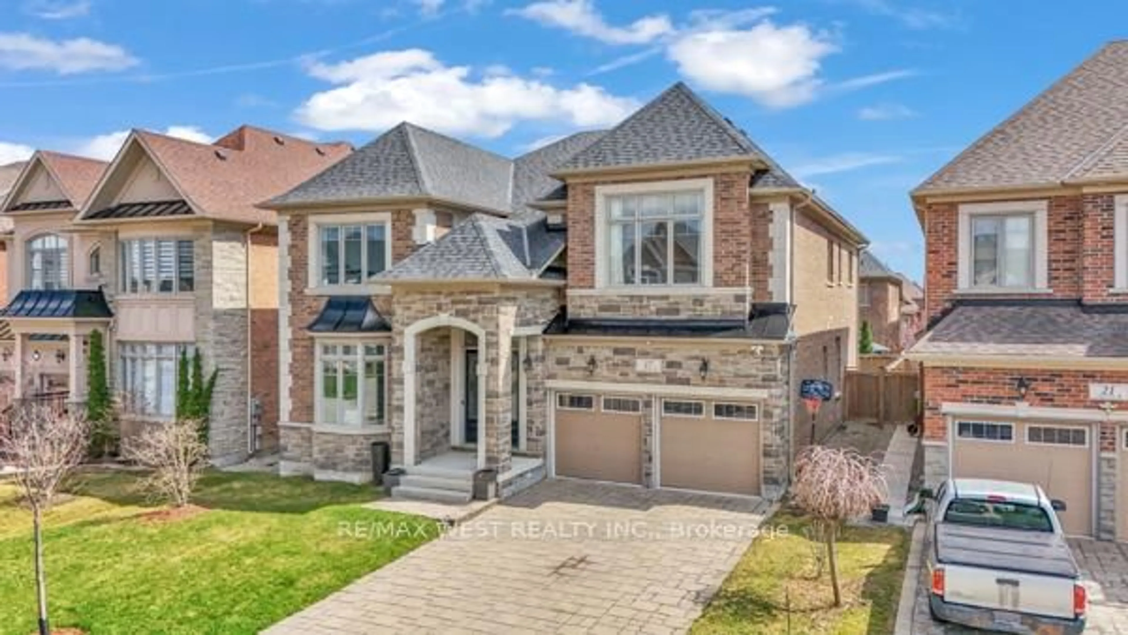 Home with brick exterior material, street for 17 Torgan Tr, Vaughan Ontario L4H 3X6