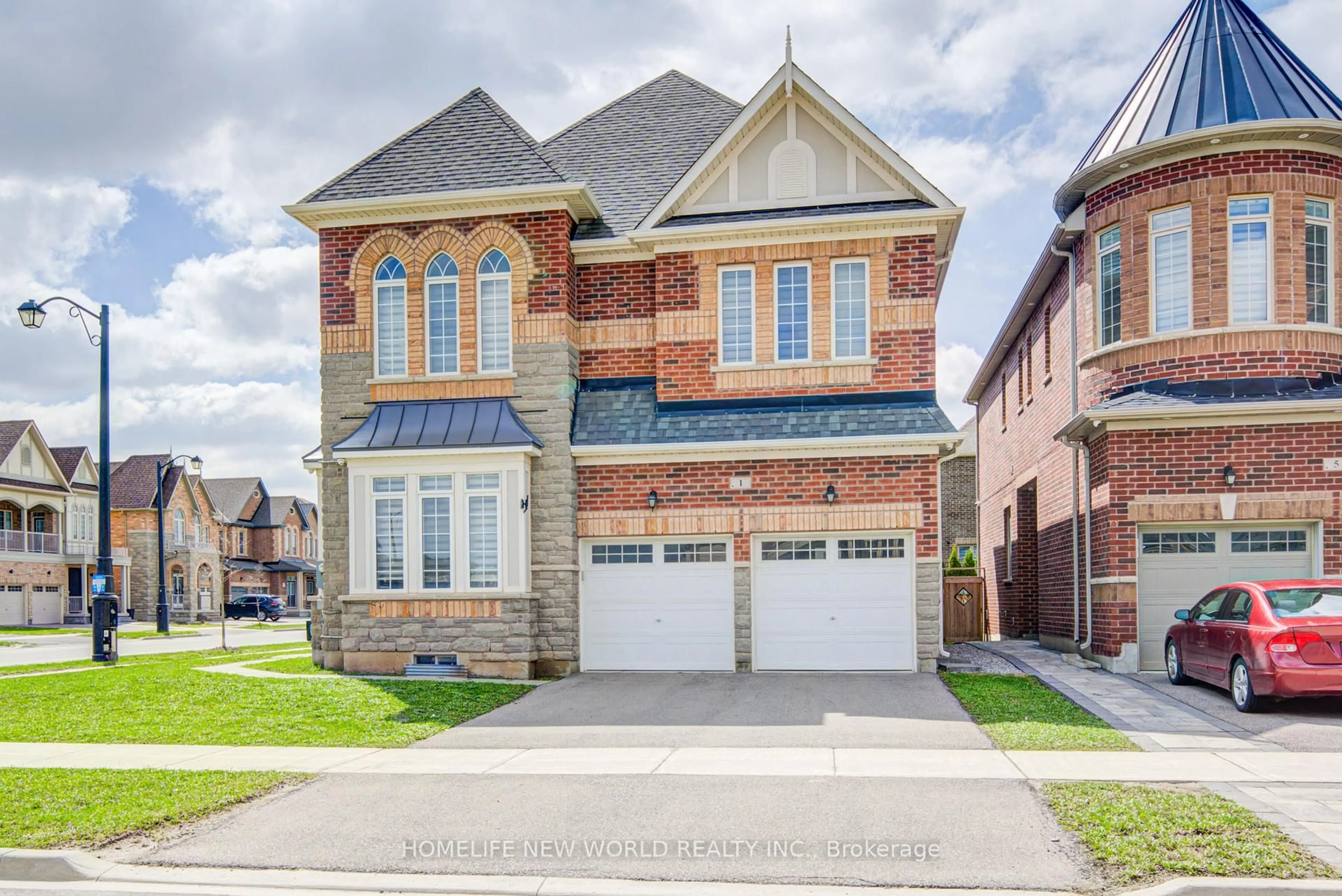 Home with brick exterior material, street for 1 Stilton Ave, Vaughan Ontario L4H 5B9