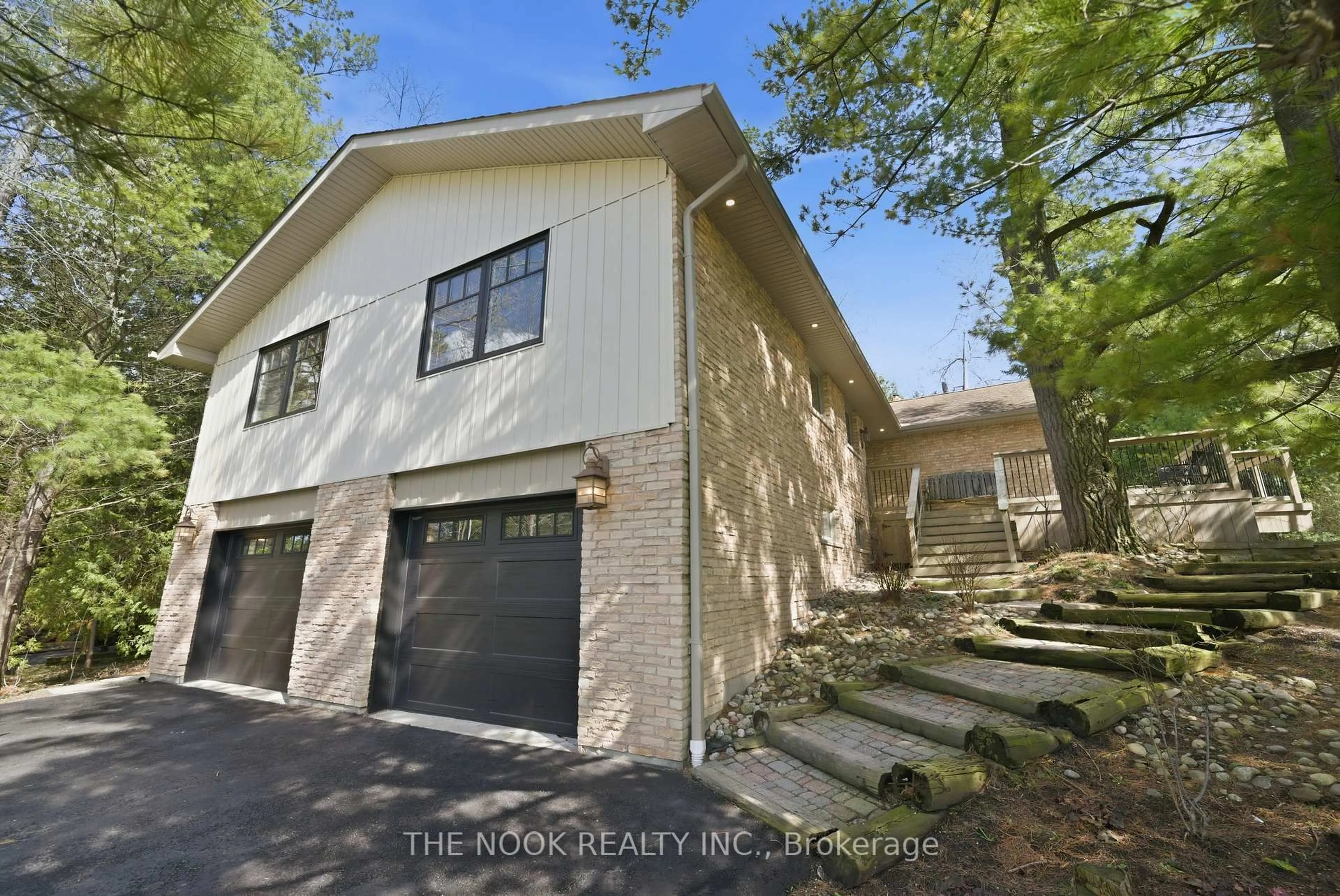 Home with brick exterior material, street for 77 Cook Dr, King Ontario L7B 0E6