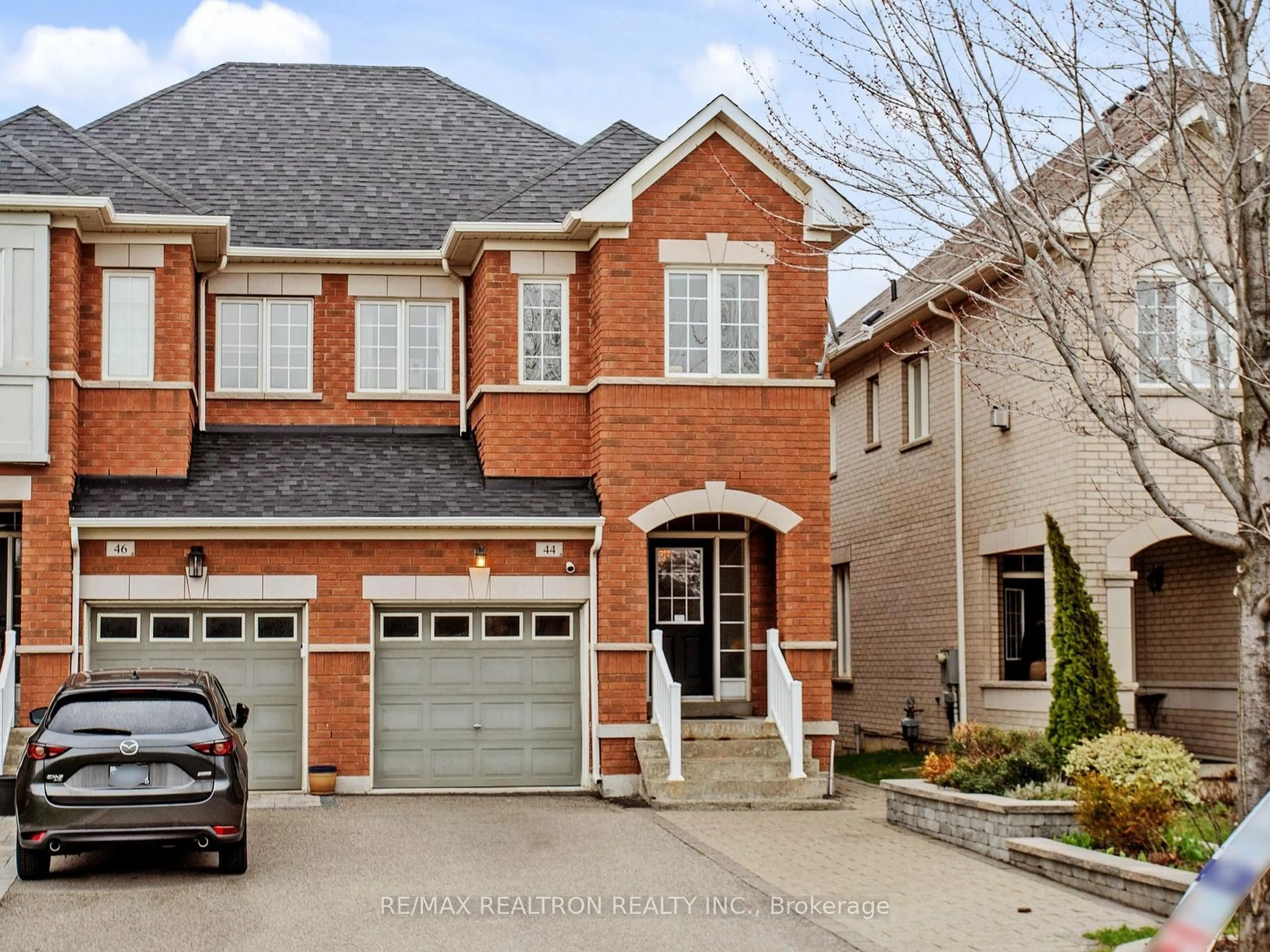 Home with brick exterior material, street for 44 Westolivia Tr, Vaughan Ontario L4J 0C1