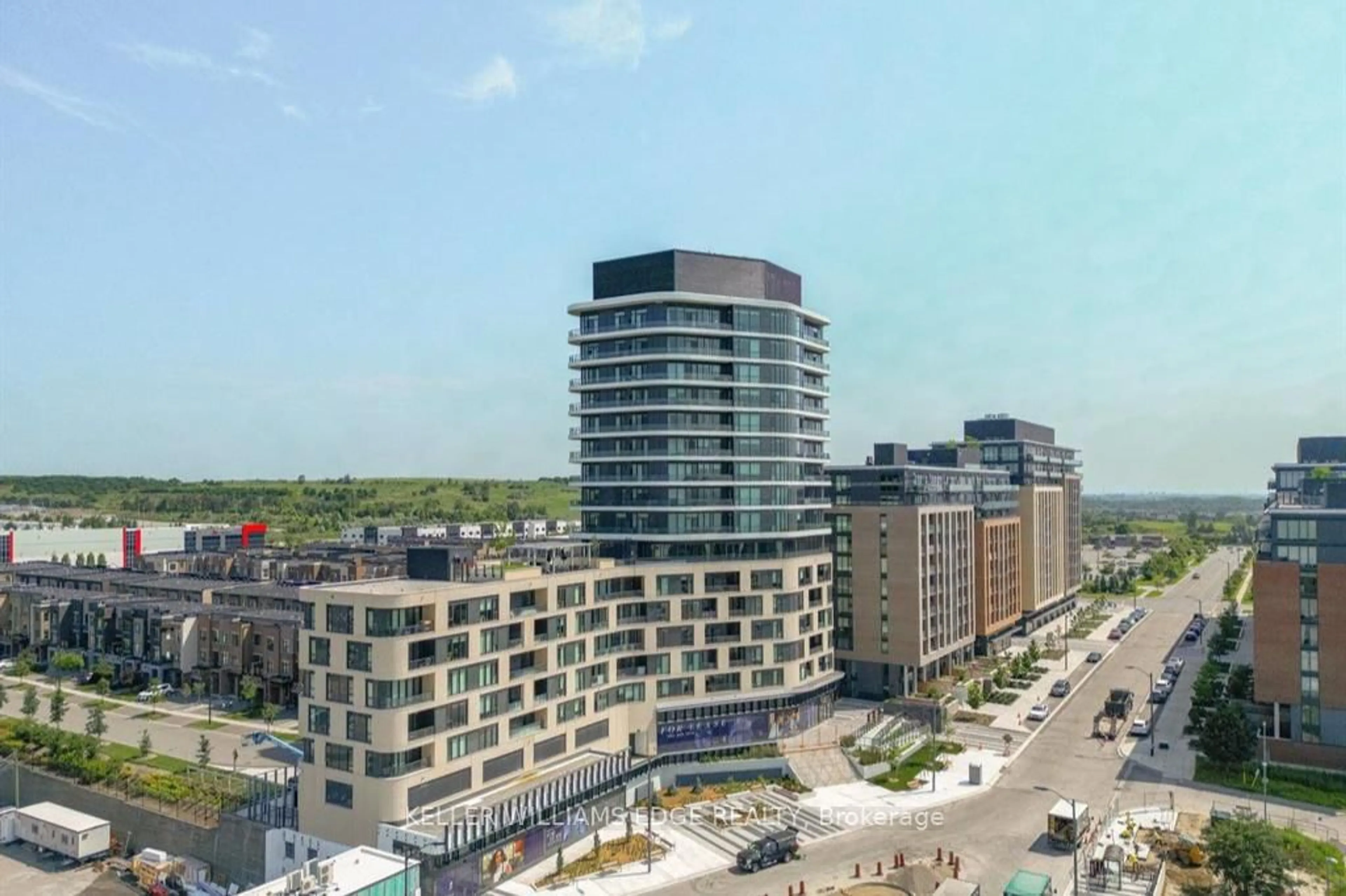 A pic from outside/outdoor area/front of a property/back of a property/a pic from drone, city buildings view from balcony for 120 Eagle Rock Way #508, Vaughan Ontario L6A 5C9