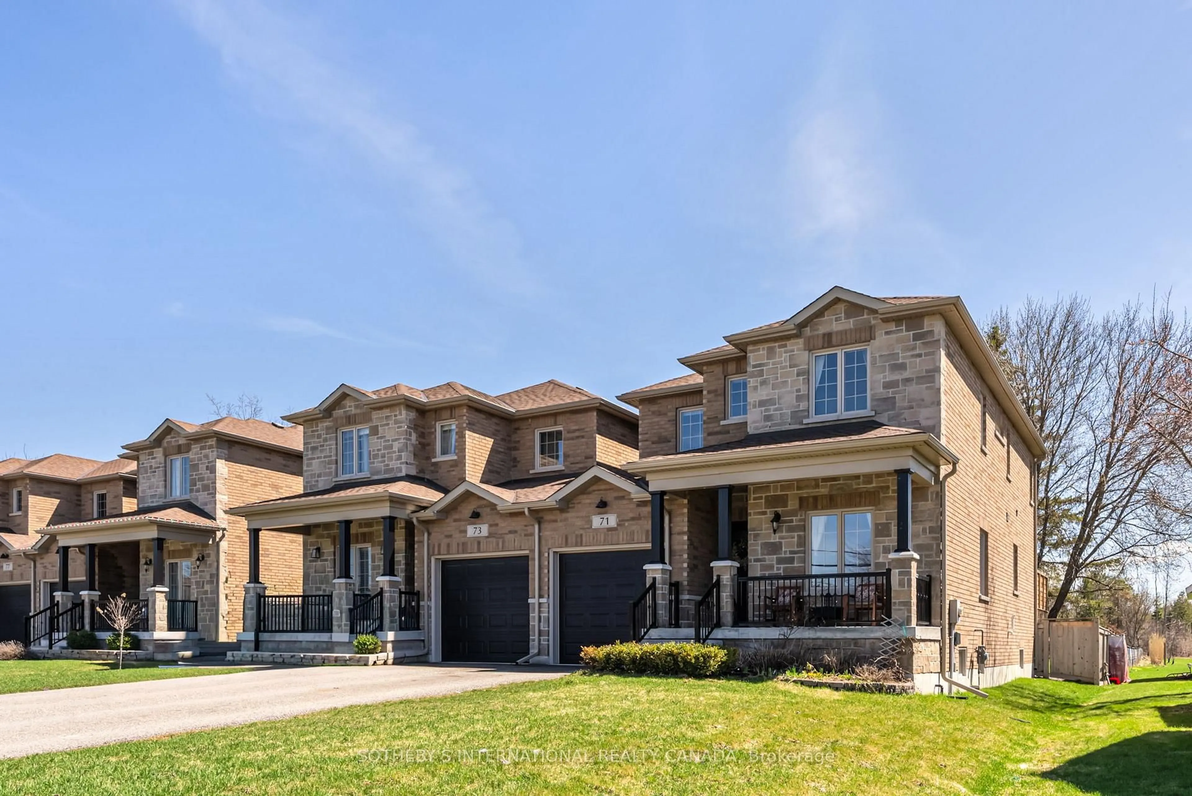 Home with brick exterior material, street for 71 Burke St, Georgina Ontario L0E 1R0