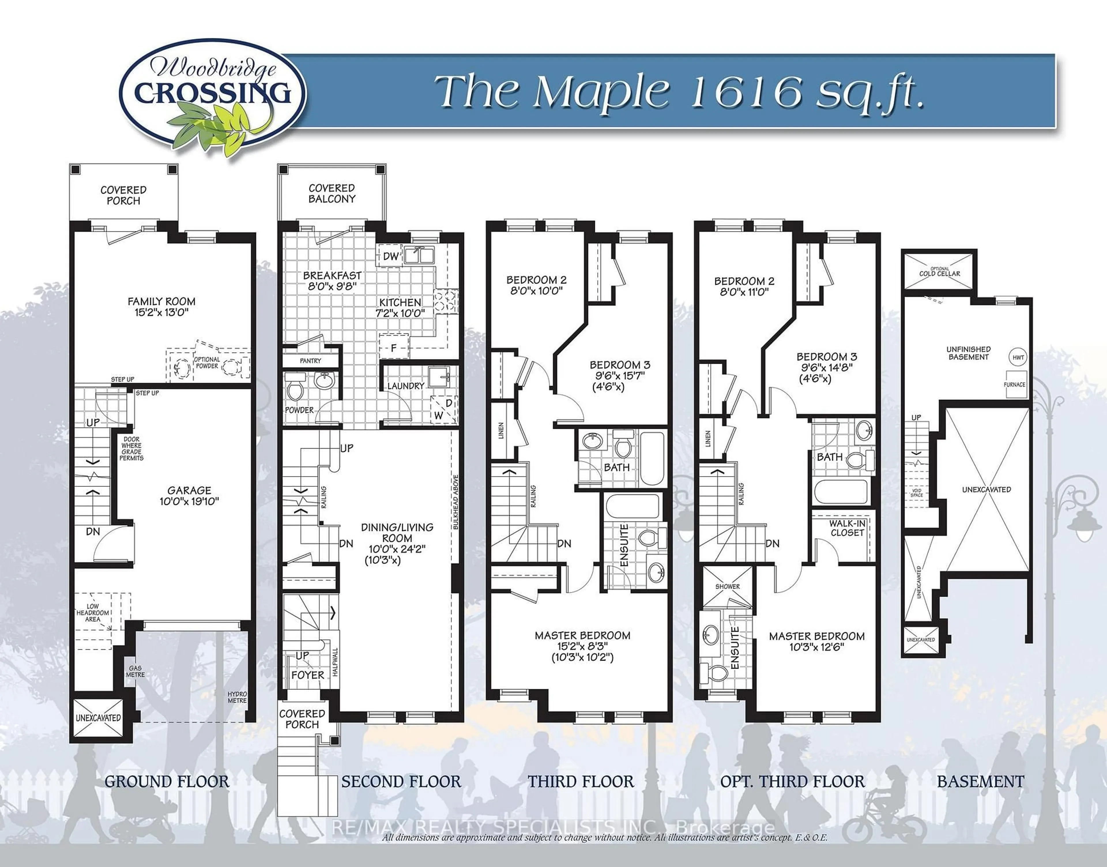 Floor plan for 10 Porter Ave #5, Vaughan Ontario L4L 0H1