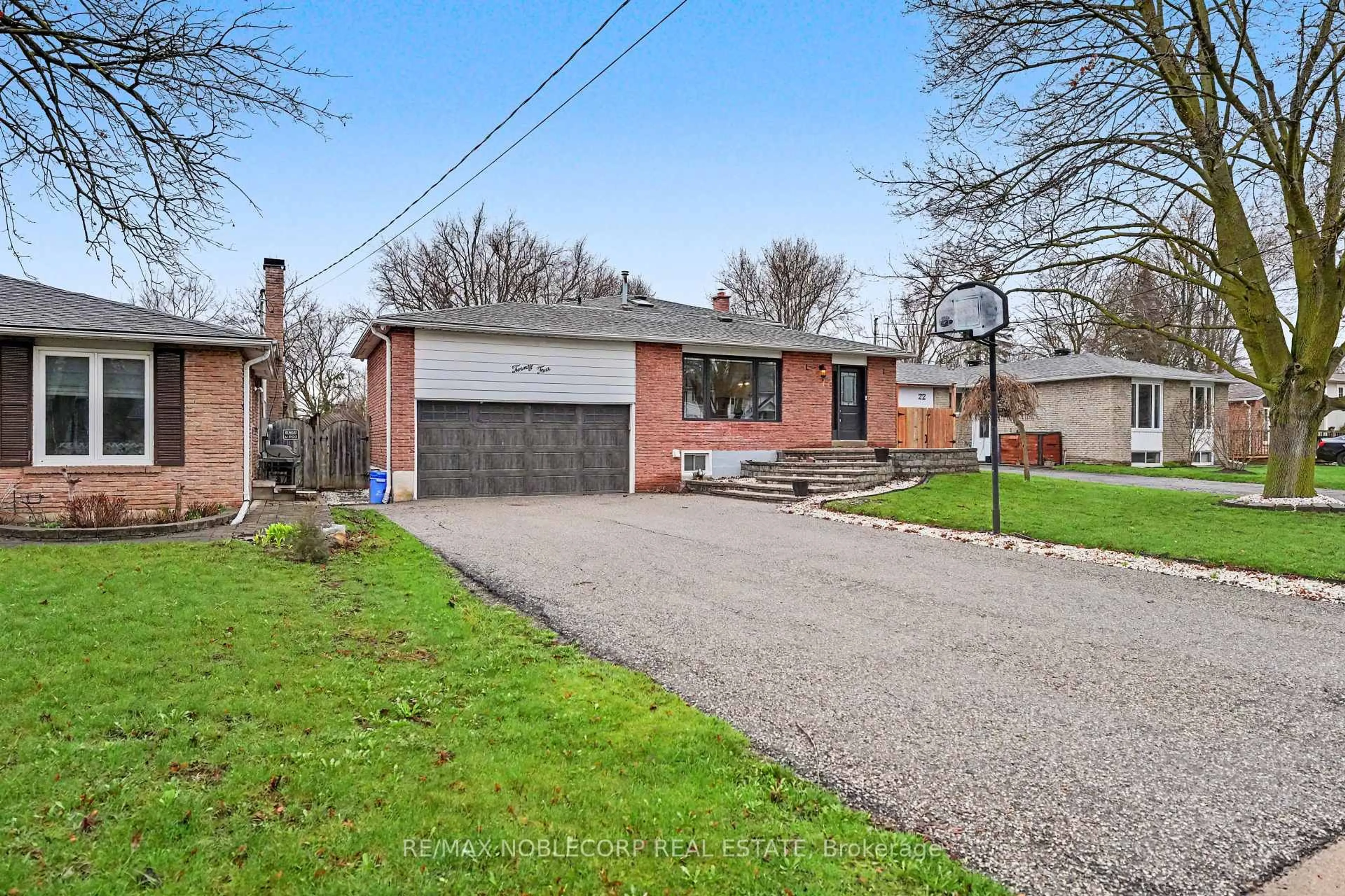 Home with brick exterior material, street for 24 Maple Ave, New Tecumseth Ontario L0G 1A0