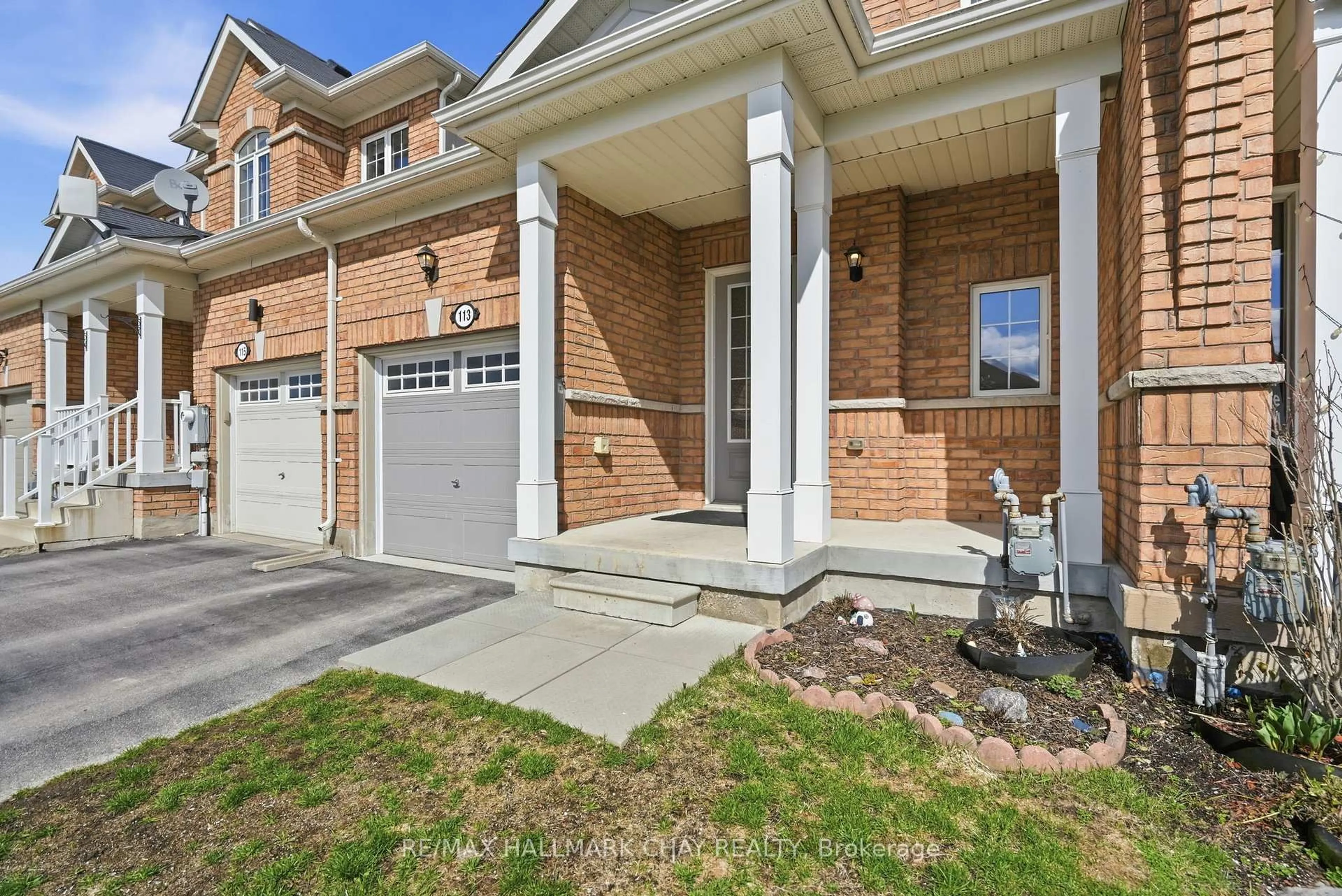 Home with brick exterior material, street for 113 Collier Cres, Essa Ontario L3W 0M9